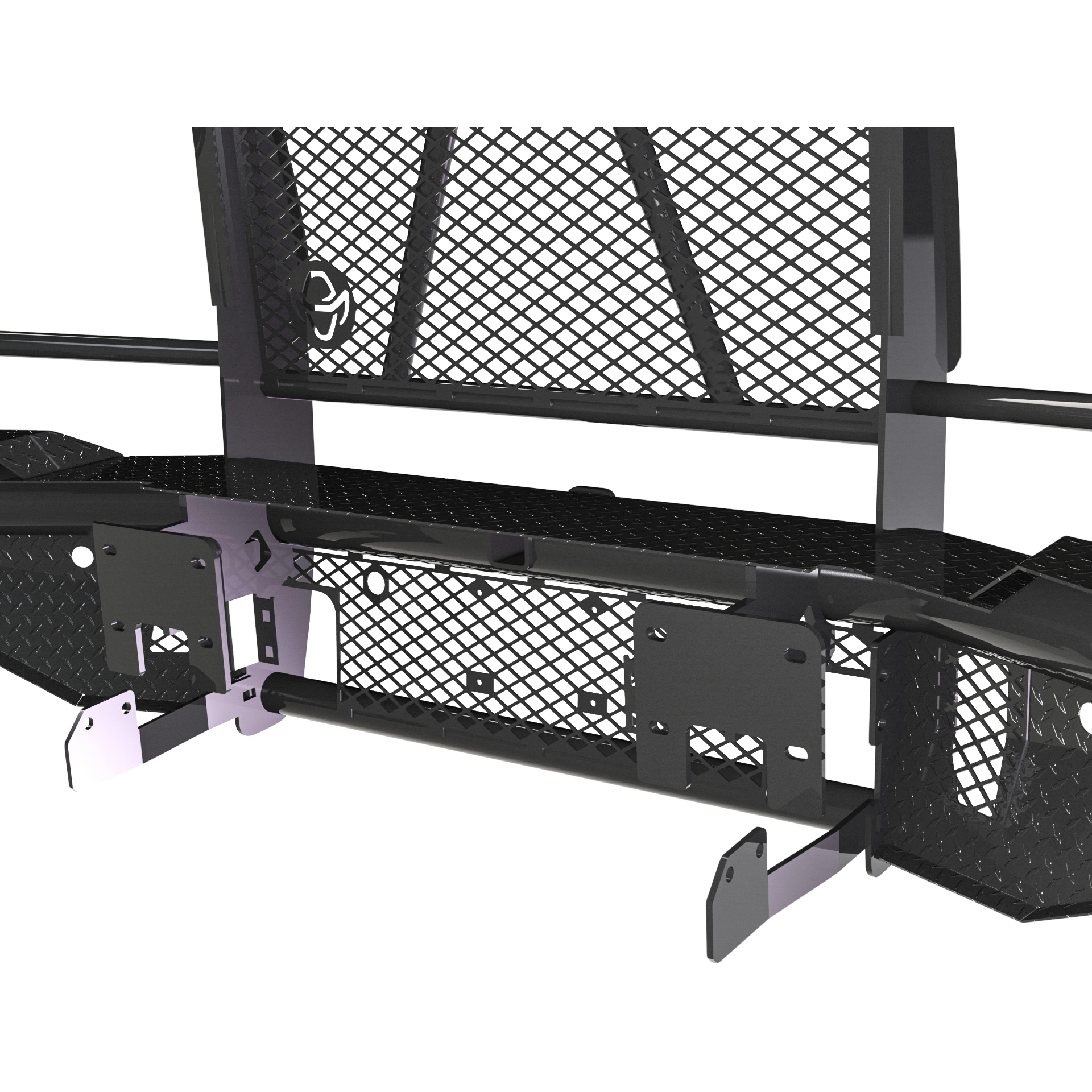 Ranch Hand FBG201BLR Legend Front Bumper with Grille Guard thumbnail 1
