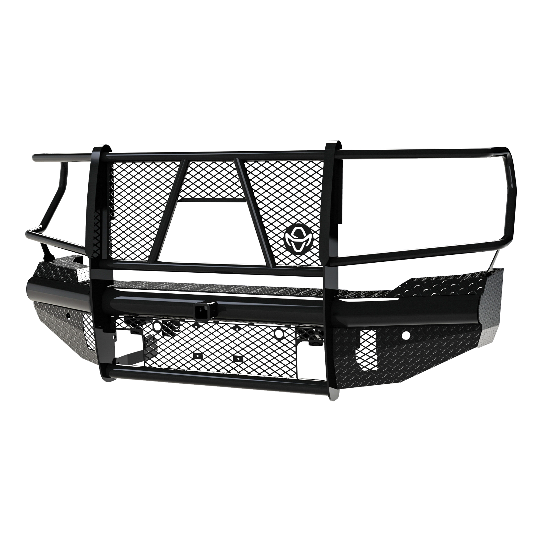 Ranch Hand FBG201BLRC Legend Front Bumper with Grille Guard thumbnail 0