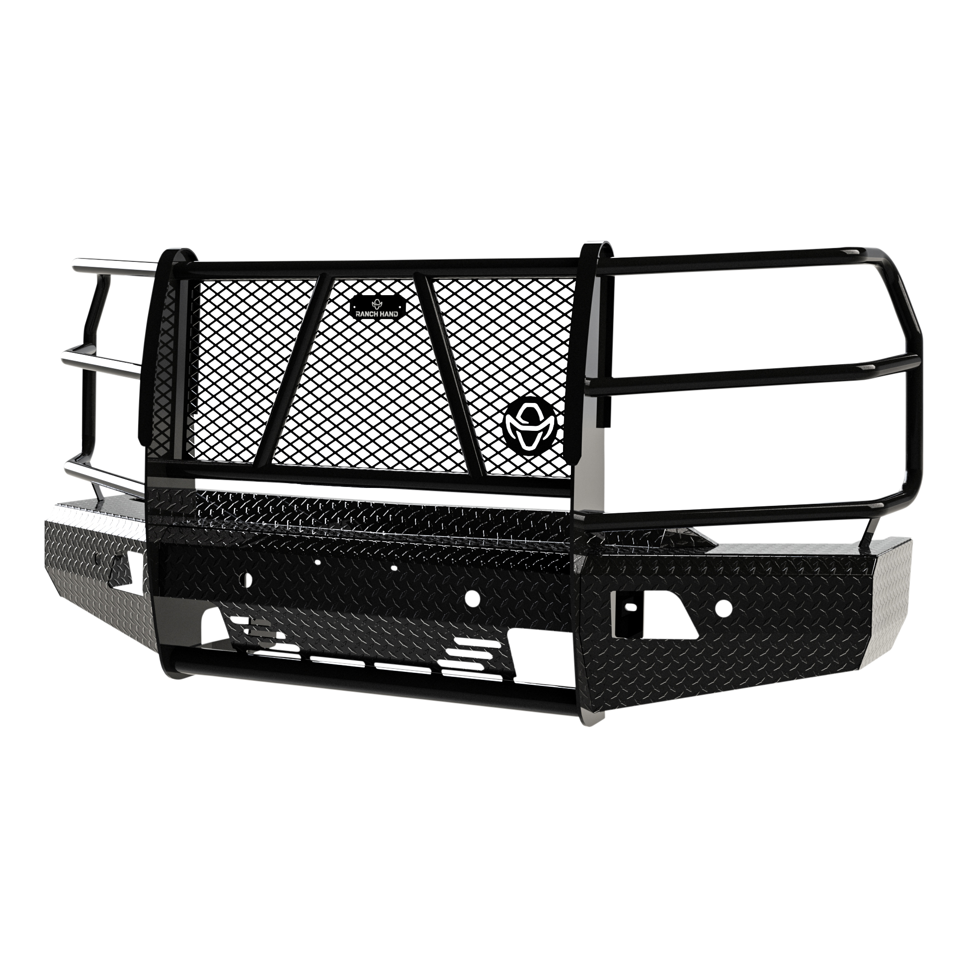 Ranch Hand FSC201BL1 Summit Front Bumper with Grille Guard thumbnail 0