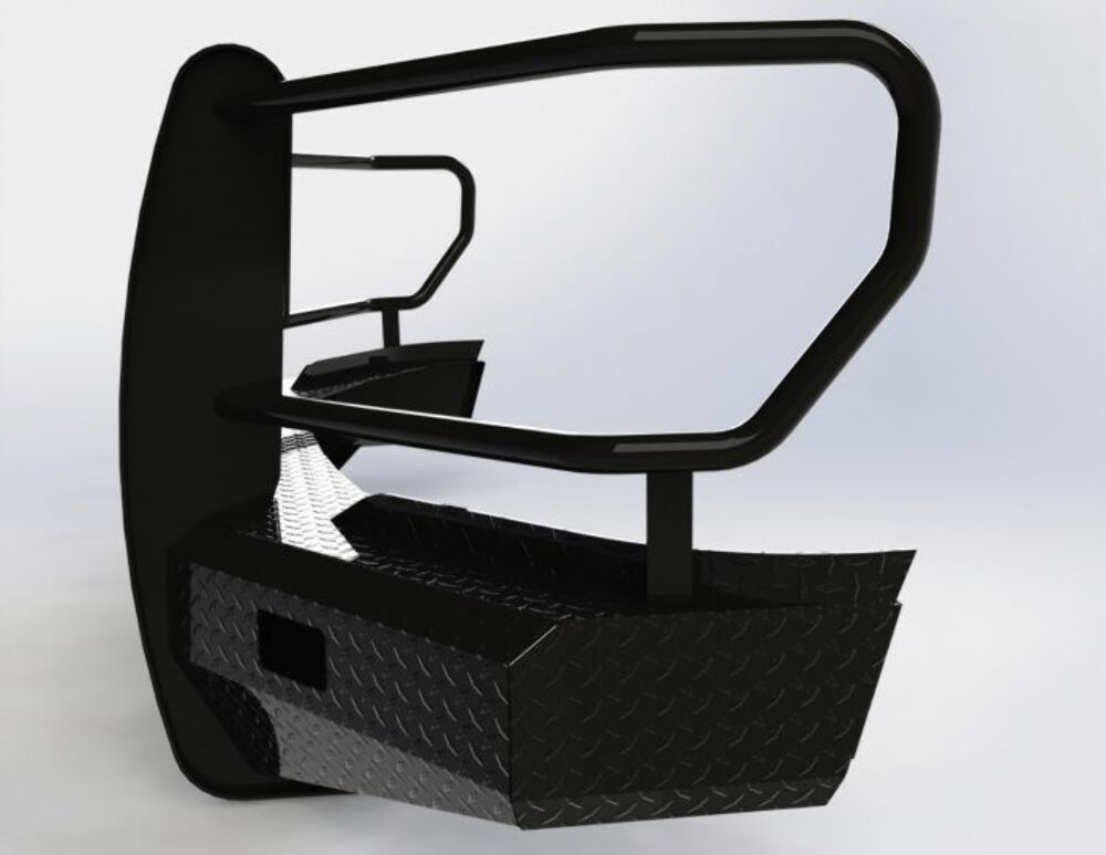 Ranch Hand FSF18HBL1 Summit Front Bumper with Grille Guard thumbnail 2