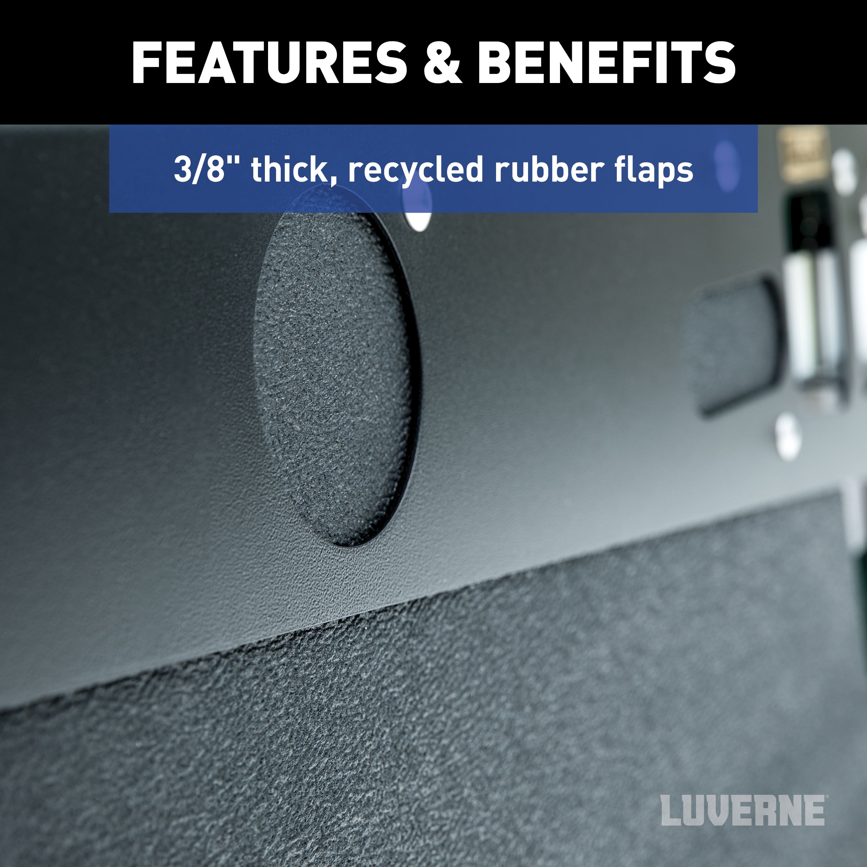 LUVERNE 20" Long Hitch-Mounted Textured Rubber Tow Guard (Fits 2", 2-1/2" or 3" Shank) 255300 thumbnail 7