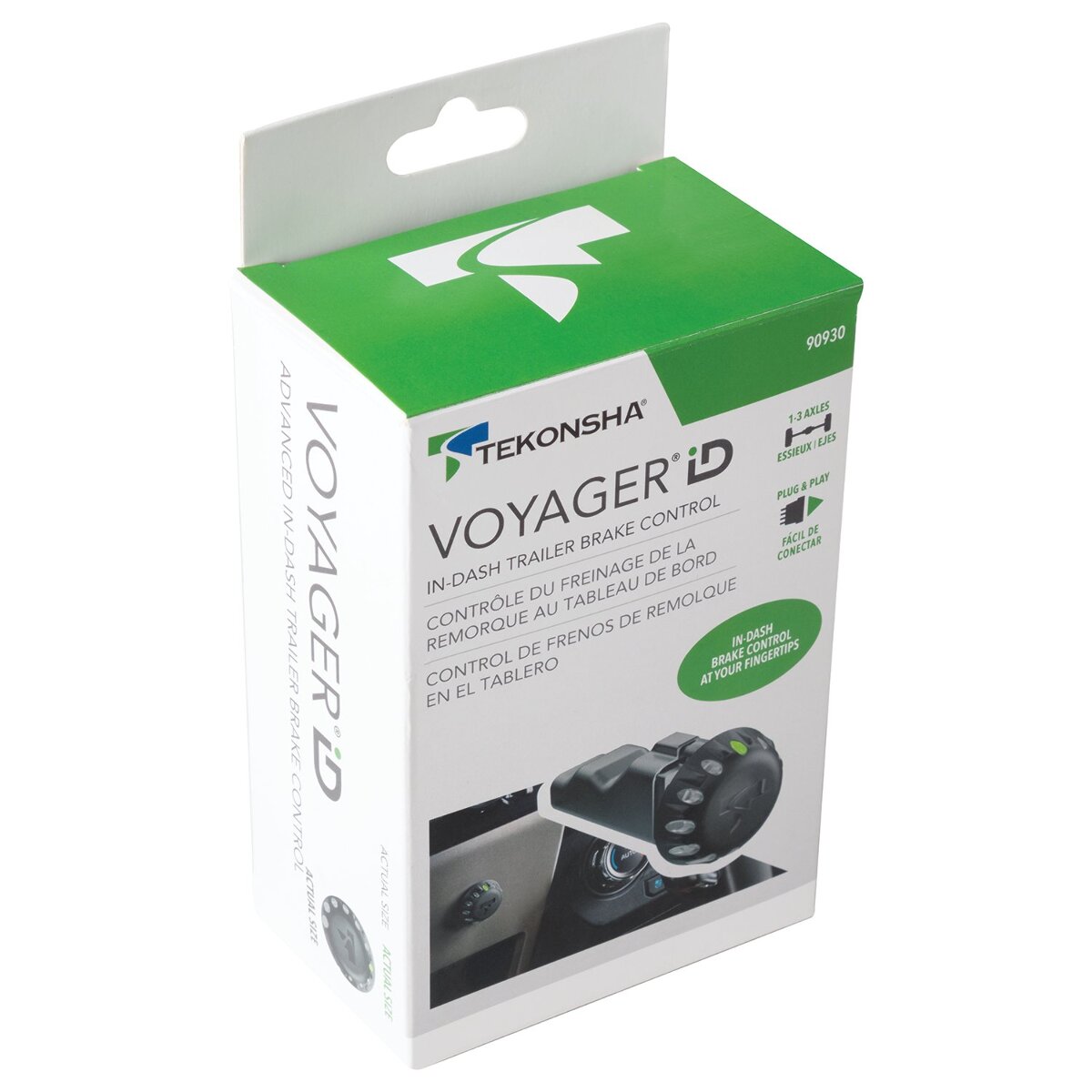 Tekonsha Voyager iD™ IN-DASH Trailer Brake Controller, Proportional, 1 to 3 Axles thumbnail 5