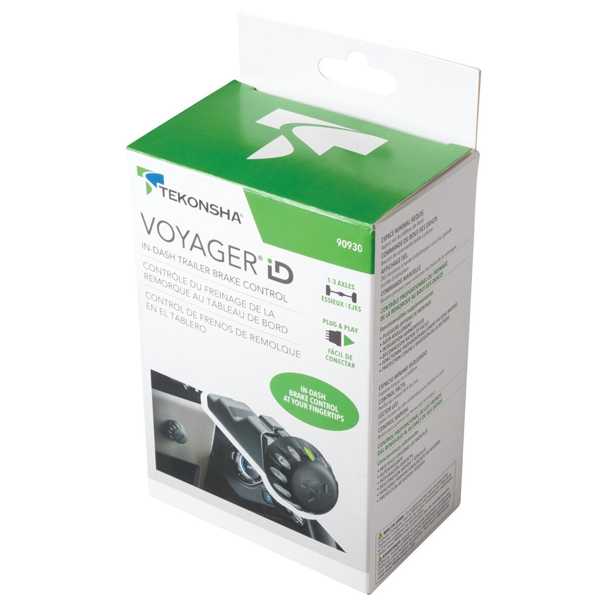 Tekonsha Voyager iD™ IN-DASH Trailer Brake Controller, Proportional, 1 to 3 Axles thumbnail 6