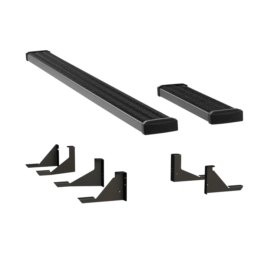 LUVERNE Grip Step 7" x 36", 110" Black Aluminum Running Boards, Select Express, Savana 415110-401347 thumbnail 0