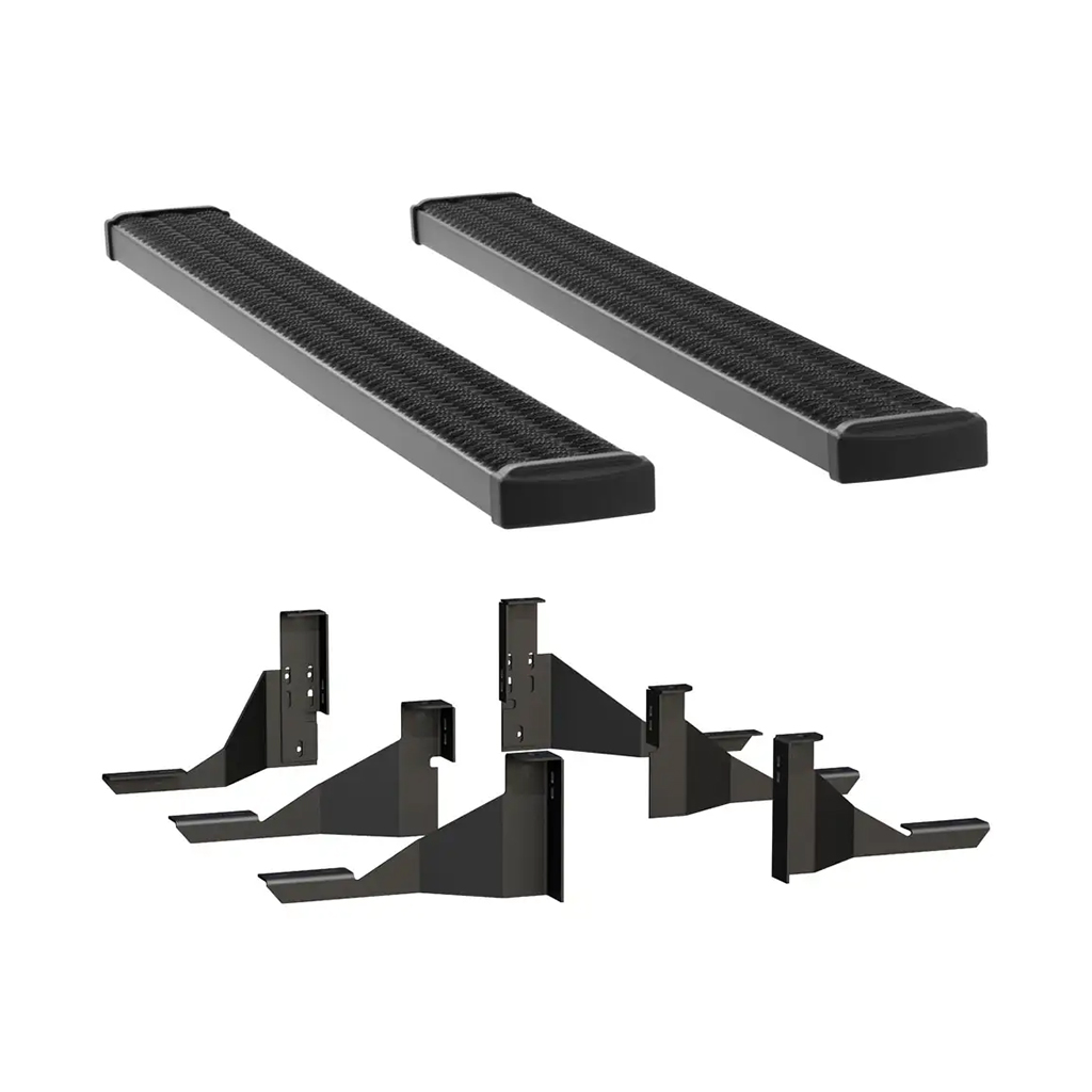 LUVERNE Grip Step 7" x 78" Black Aluminum Running Boards, Select Dodge, Ram 1500 Quad 415078-401232 thumbnail 0