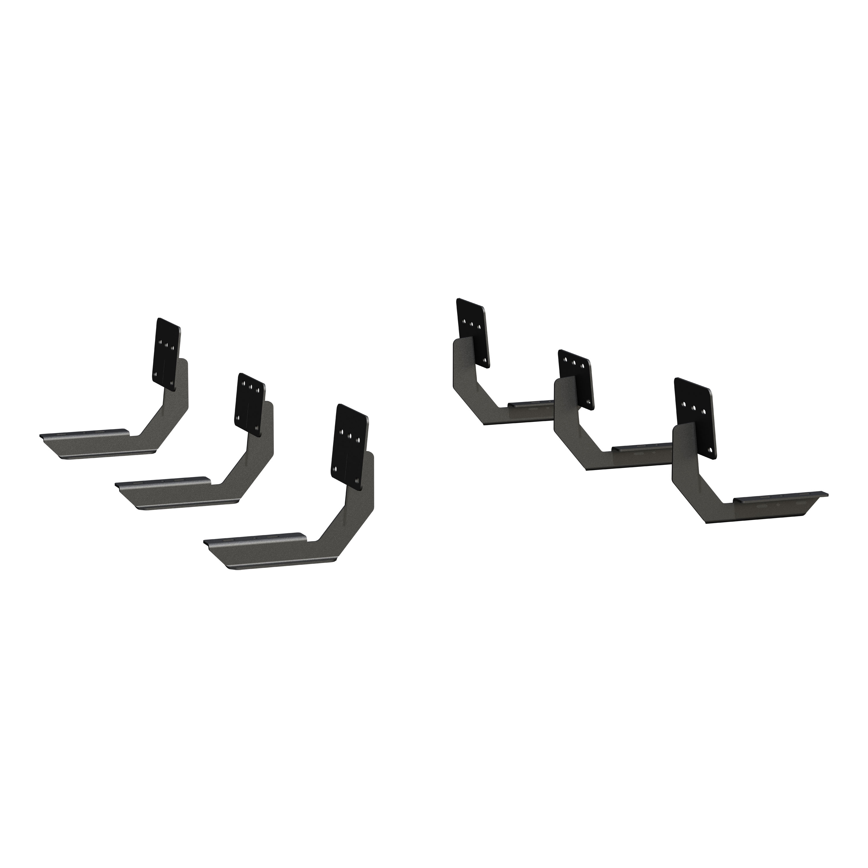LUVERNE Grip Step 7" x 78" Black Aluminum Running Boards, Select Ram 1500 Quad Cab 415078-401633 thumbnail 1