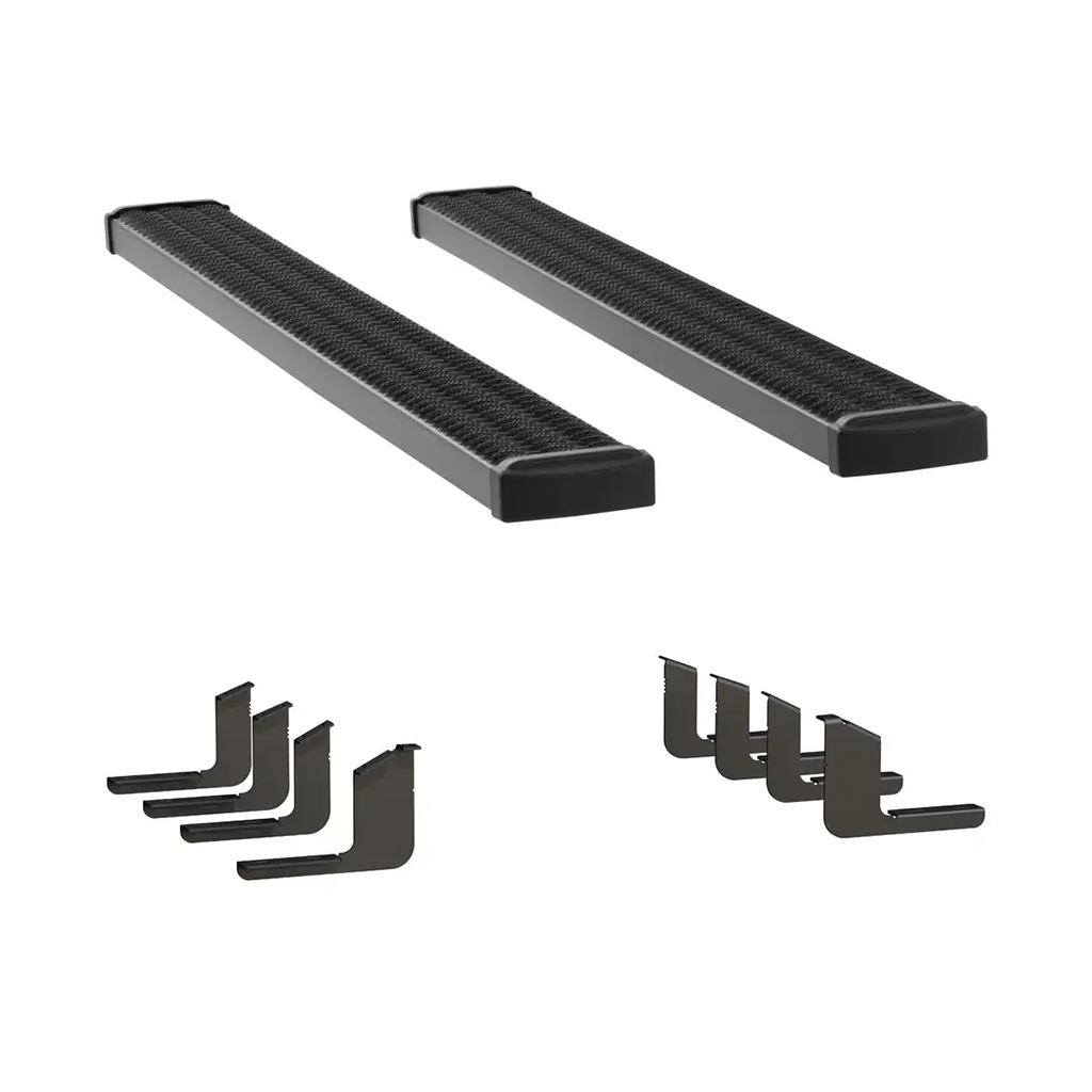 LUVERNE Grip Step 7" x 78" Black Aluminum Running Boards, Select Toyota Tundra 415078-400752 thumbnail 0