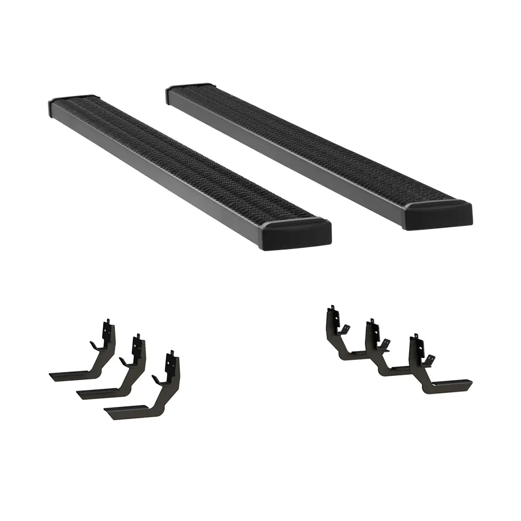 LUVERNE Grip Step 7" x 98" Black Aluminum Running Boards, Select Ram 2500, 3500 415098-401632 thumbnail 0