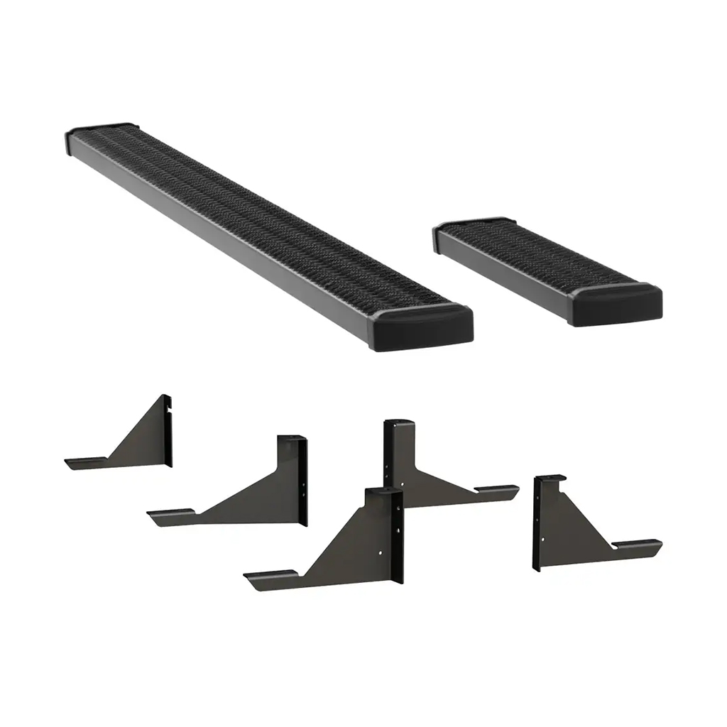 LUVERNE Grip Step 7" x 36", 100" Black Aluminum Running Boards, Select Express, Savana 415100-400344 thumbnail 0