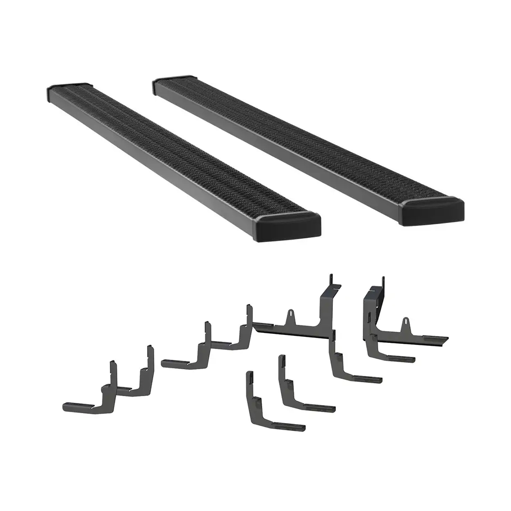 LUVERNE Grip Step 7" x 114" Aluminum W2W Running Boards, Select Silverado, Sierra 1500 415114-401448 thumbnail 0