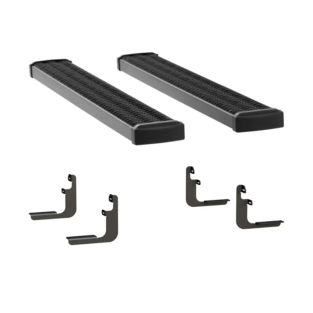 LUVERNE Grip Step 7" x 60" Black Aluminum Running Boards, Select Ford F-150 415060-401521 thumbnail 0