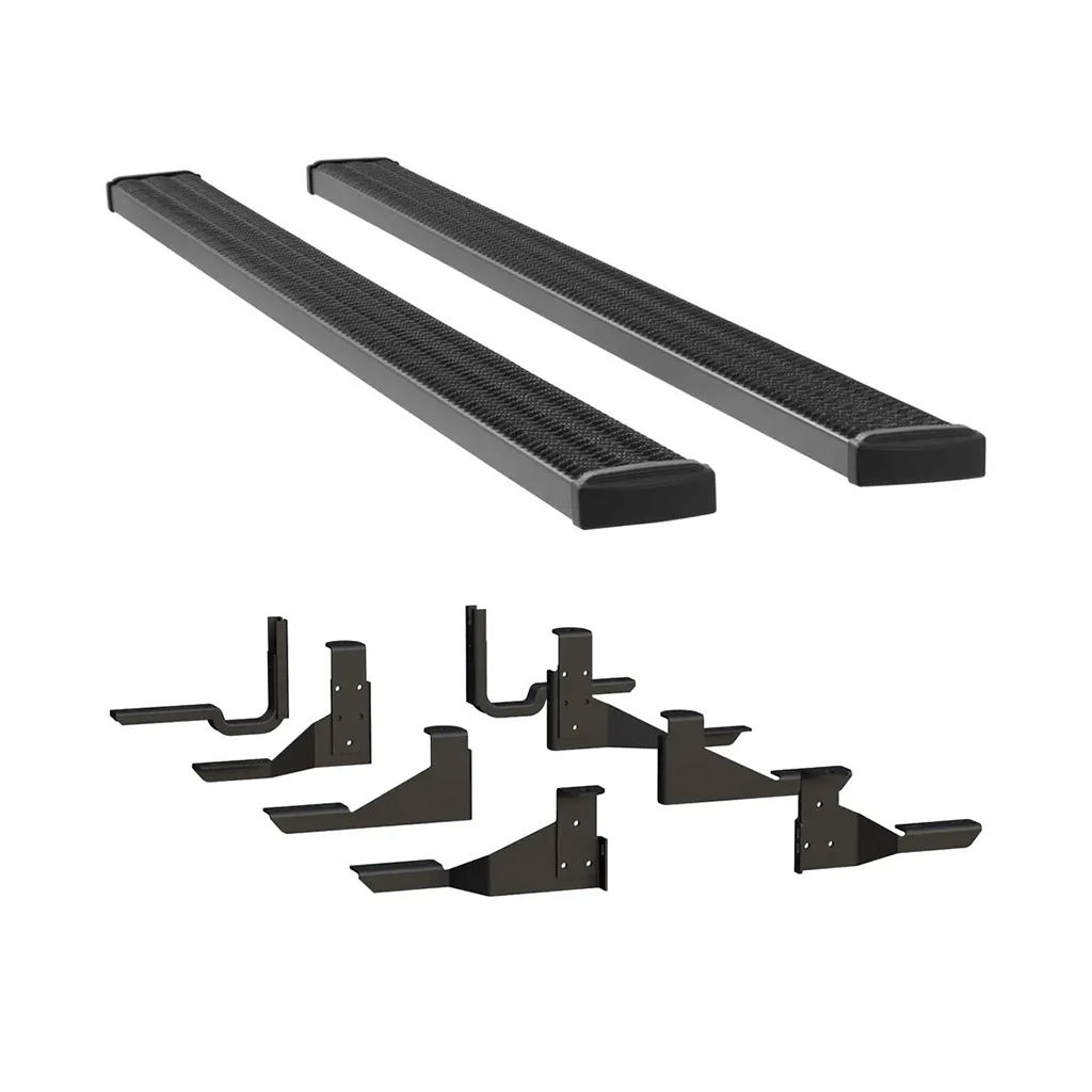 LUVERNE Grip Step 7" x 125" Aluminum W2W Running Boards, Select Silverado, Sierra HD 415125-401747 thumbnail 0