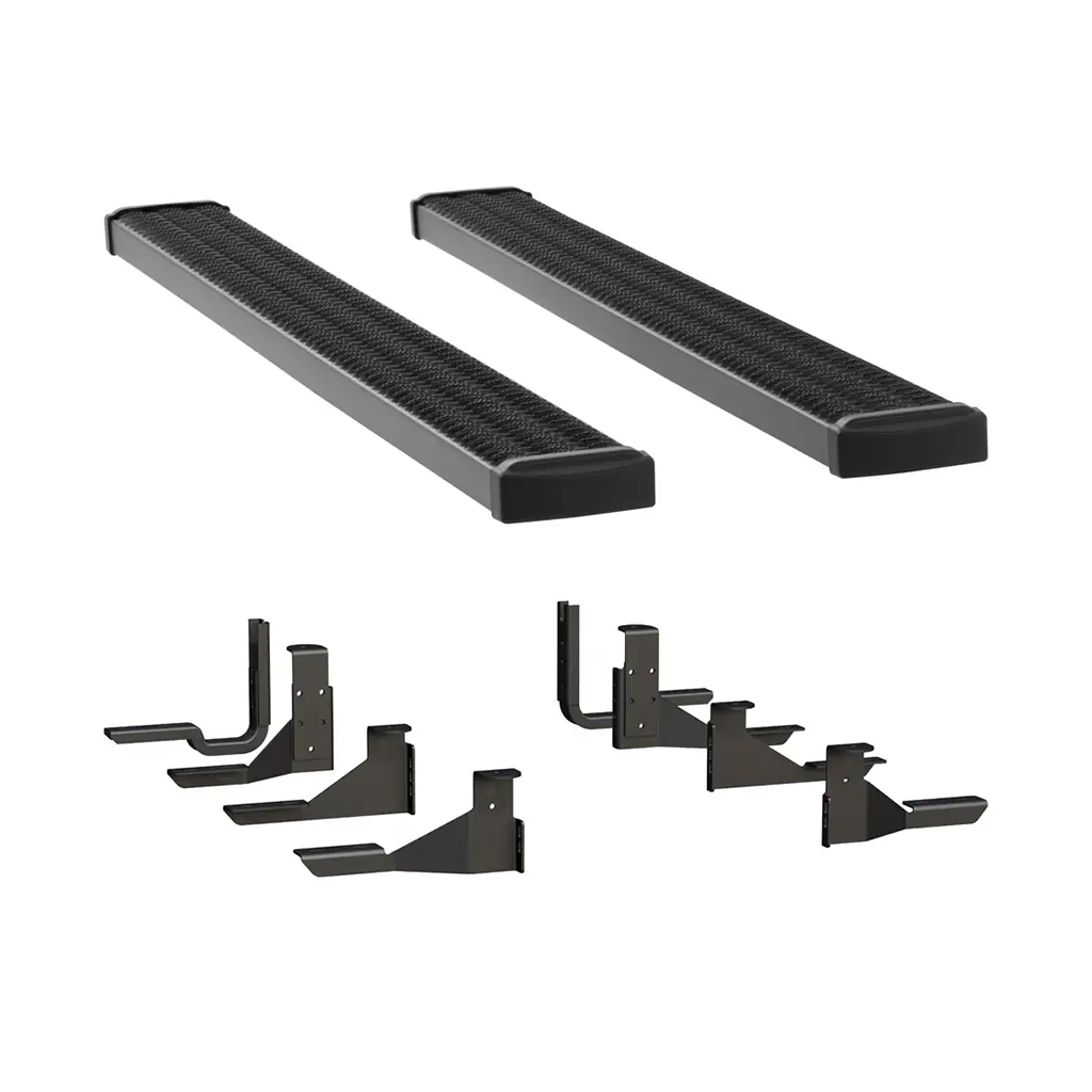 LUVERNE Grip Step 7" x 78" Aluminum W2W Running Boards, Select Silverado, Sierra 415078-401117 thumbnail 0