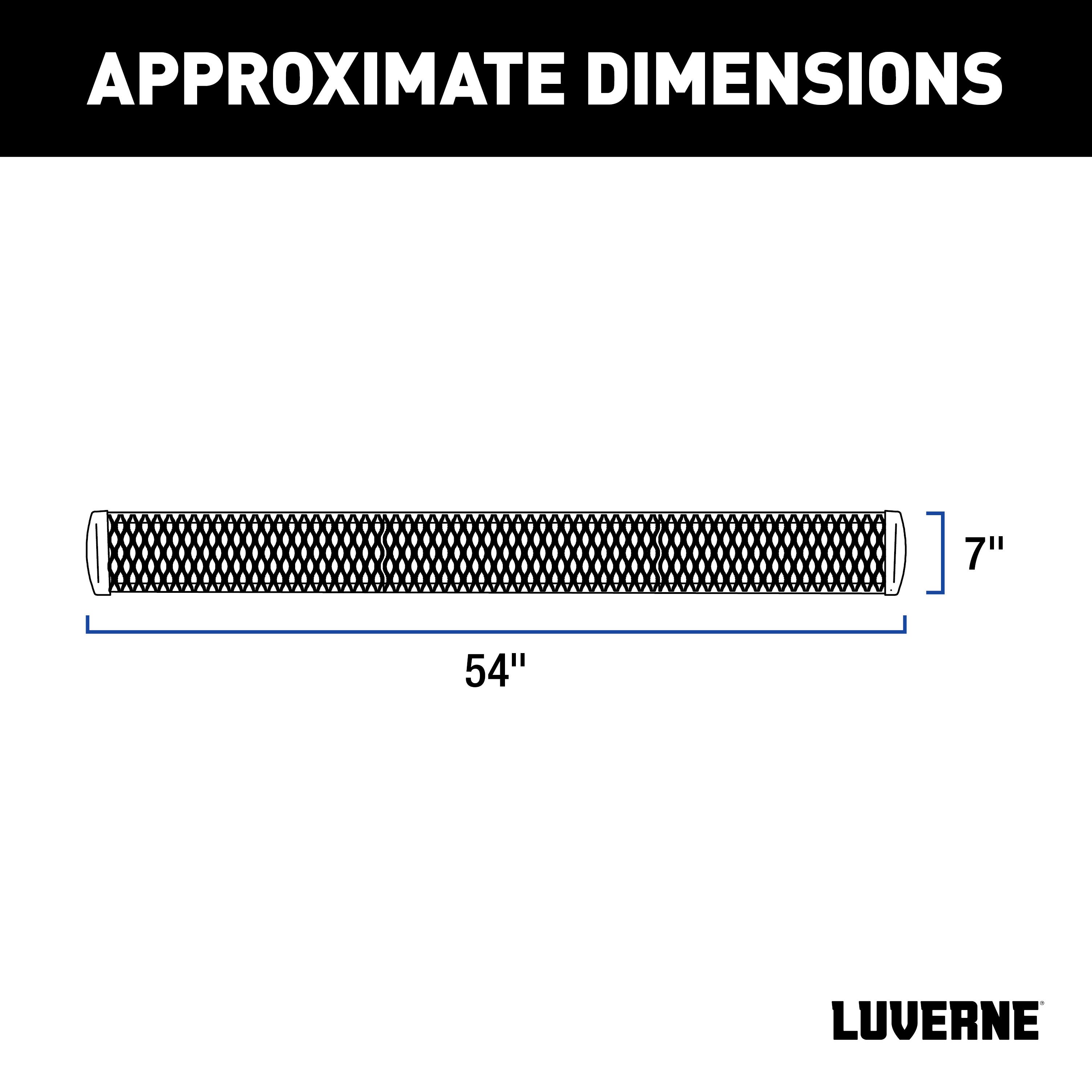 LUVERNE Grip Step 7" x 54" Black Aluminum Rear Step Fleet Kit, Select Ram ProMaster 415254-401478-0 thumbnail 1