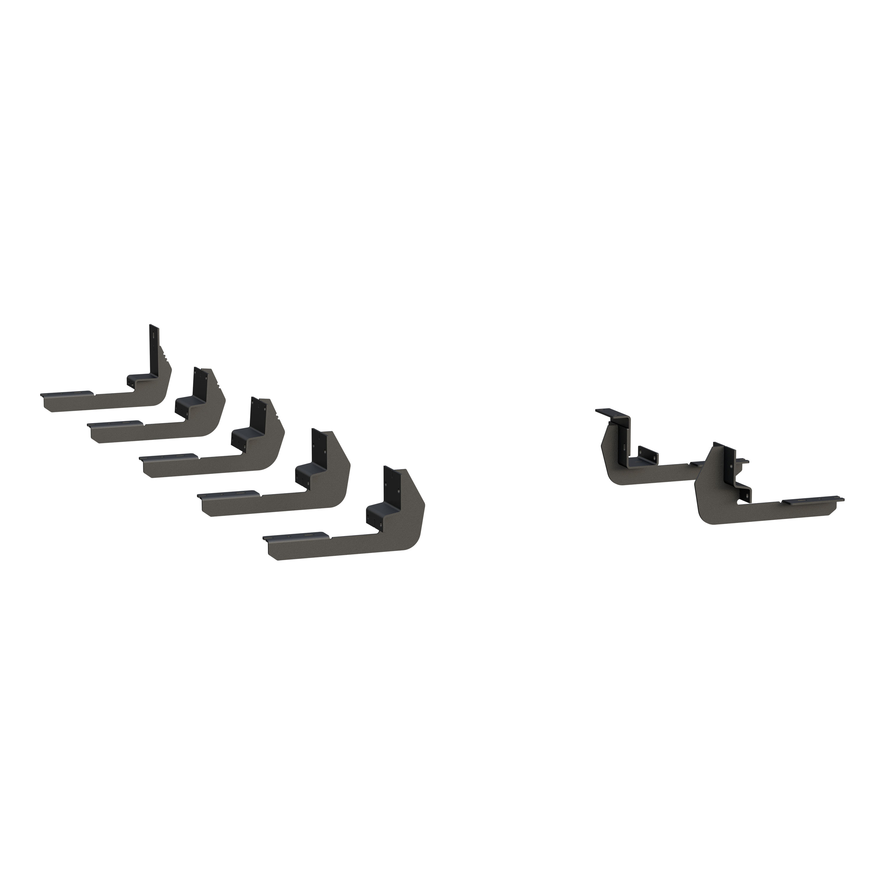 LUVERNE Grip Step 7" x 36", 100" Black Aluminum Running Boards, Select Ford Transit 415100-401724 thumbnail 2