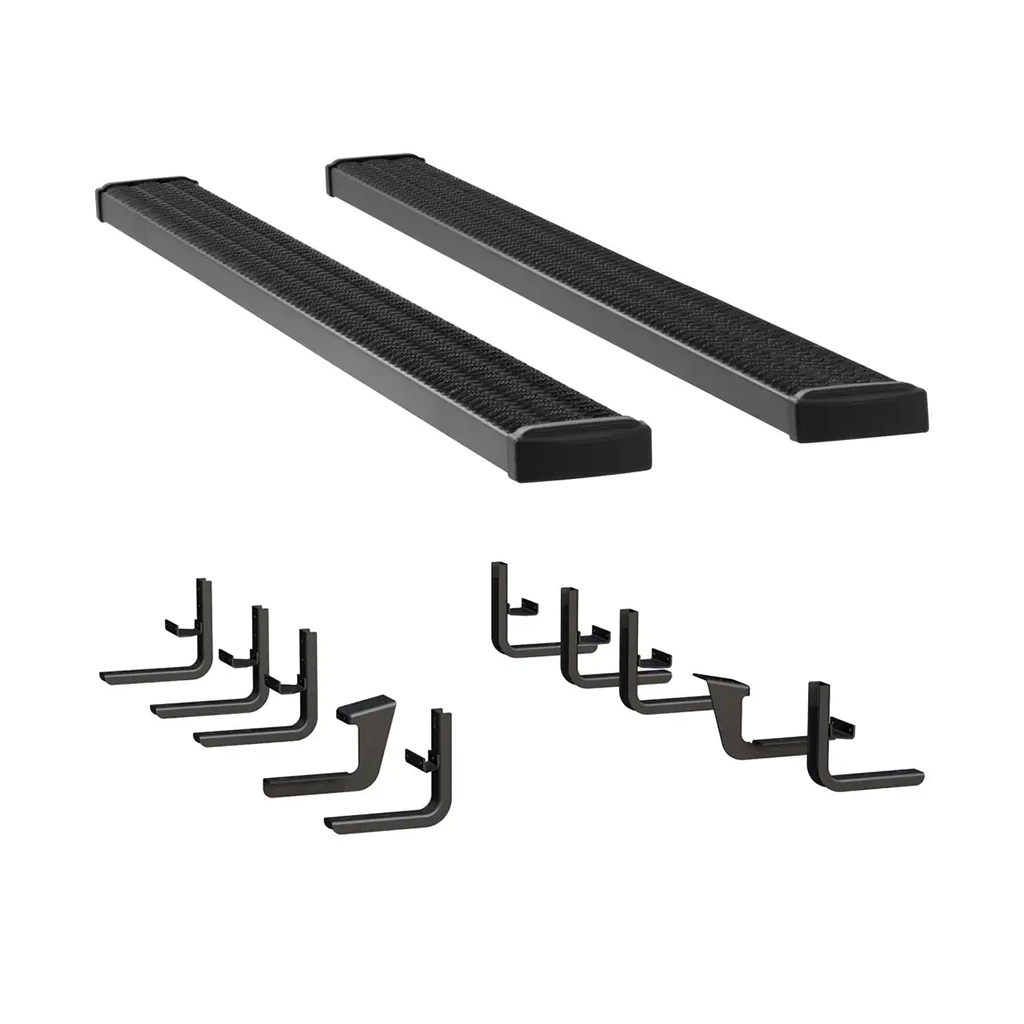 LUVERNE Grip Step 7" x 98" Black Aluminum Running Boards, Select Ram ProMaster 415098-401475 thumbnail 0