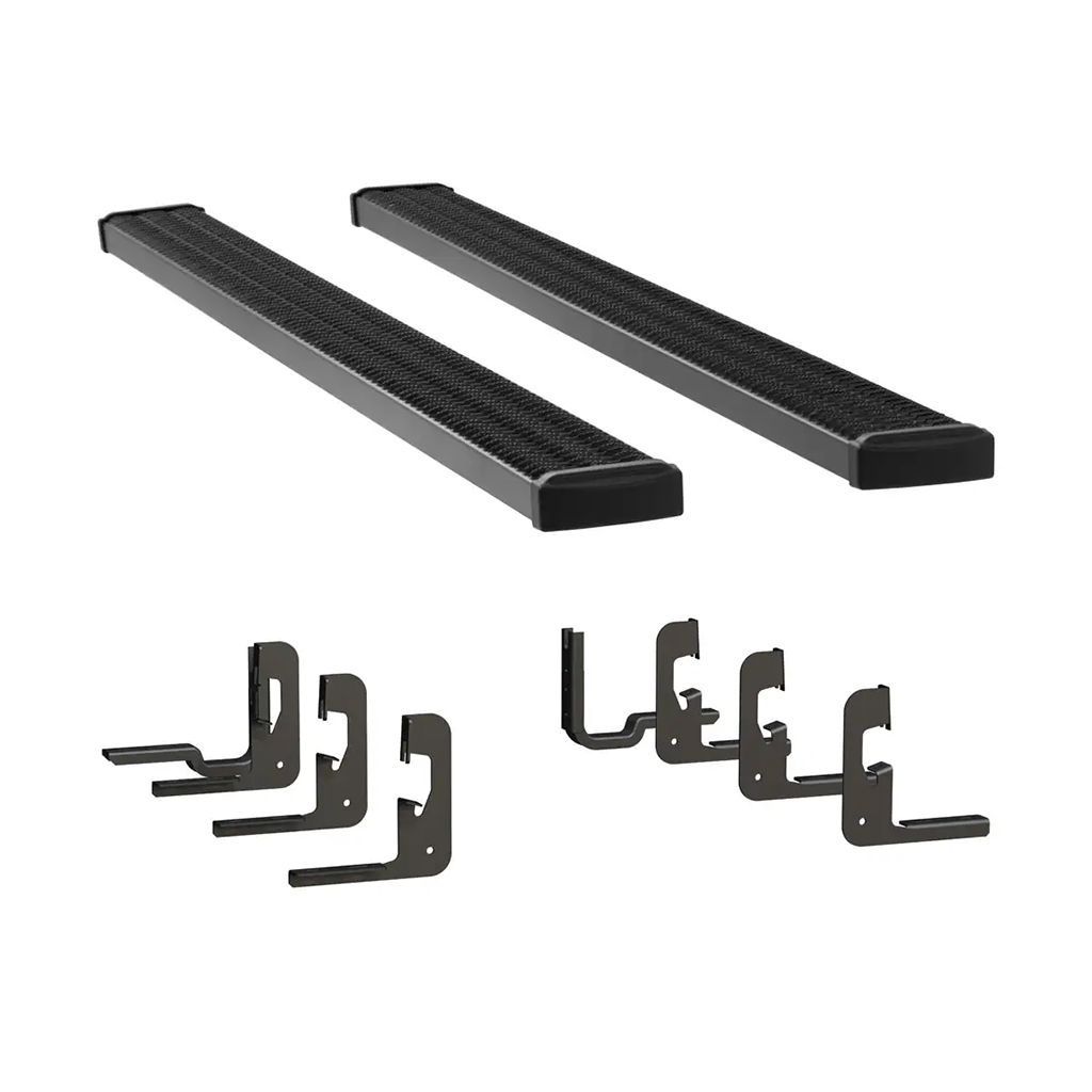 LUVERNE Grip Step 7" x 125" Aluminum W2W Running Boards, Select Silverado, Sierra HD 415125-400717 thumbnail 0