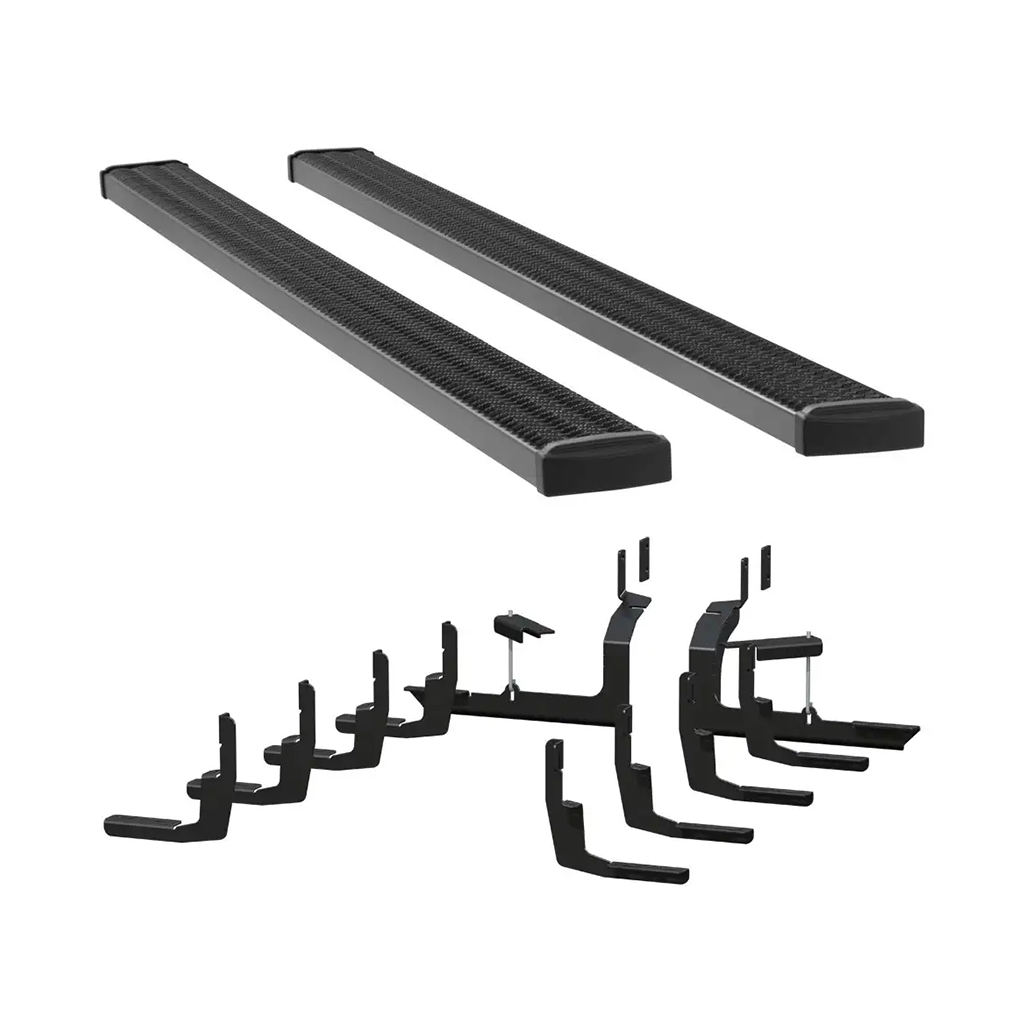 LUVERNE Grip Step 7" x 125" Aluminum W2W Running Boards, Select Silverado, Sierra HD 415125-401449 thumbnail 0