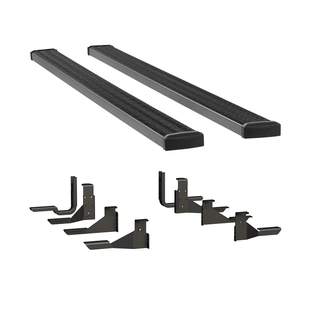 LUVERNE Grip Step 7" x 125" Aluminum W2W Running Boards, Select Silverado, Sierra HD 415125-401117 thumbnail 0
