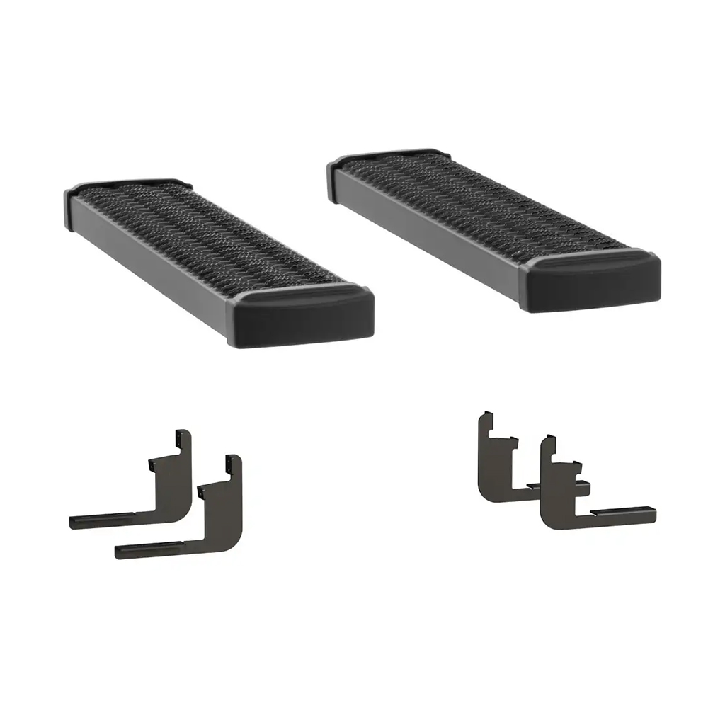 LUVERNE Grip Step 7" x 36" Black Aluminum Running Boards, Select Nissan NV Vans 415036-401161 thumbnail 0