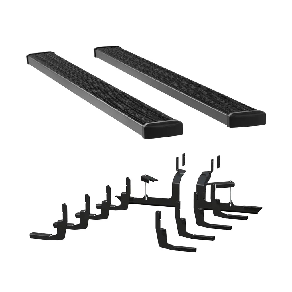 LUVERNE Grip Step 7" x 102" Aluminum W2W Running Boards, Select Silverado, Sierra HD 415102-401449 thumbnail 0
