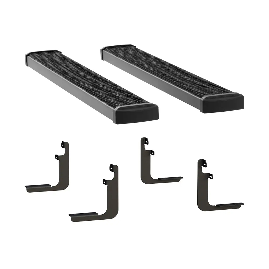 LUVERNE Grip Step 7" x 60" Black Aluminum Running Boards, Select Ford Super Duty 415060-401721 thumbnail 0