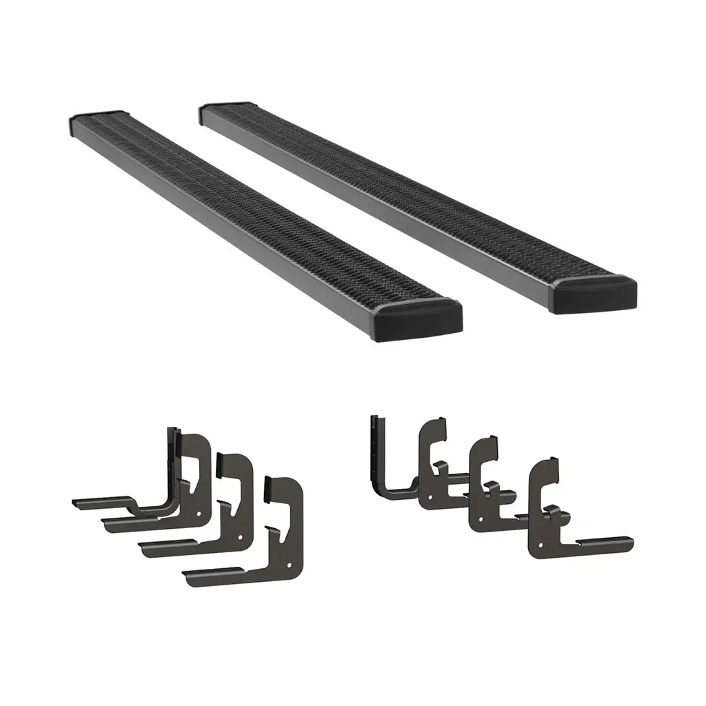 LUVERNE Grip Step 7" x 125" Aluminum W2W Running Boards, Select Silverado, Sierra HD 415125-401447 thumbnail 0