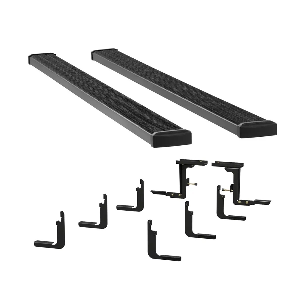 LUVERNE Grip Step 7" x 114" Aluminum W2W Running Boards, Select Ford F-250, F-350, F-450 415114-401733 thumbnail 0