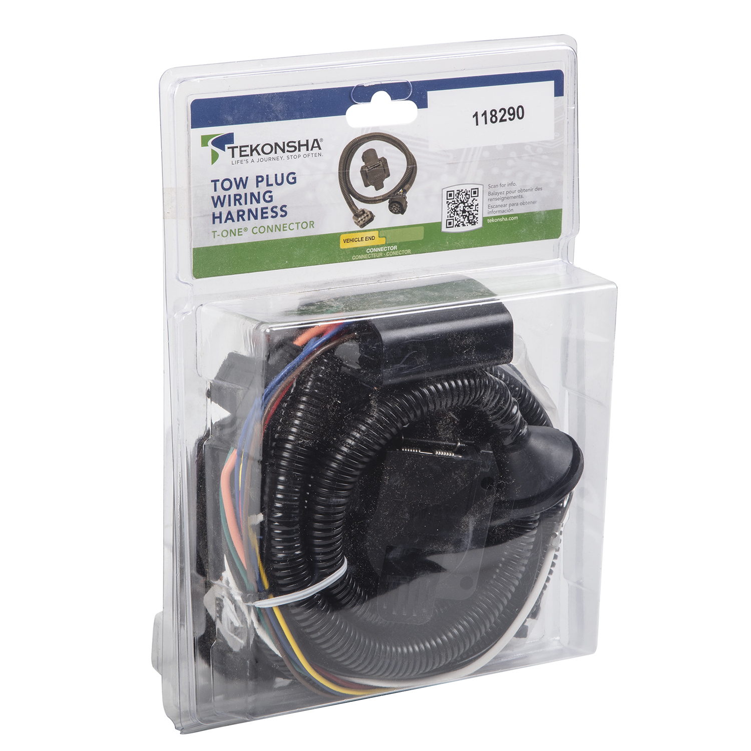 2019-2022 Subaru Ascent Tekonsha Plug & Play T-Connector Adapter Trailer Wiring 118290 thumbnail 1