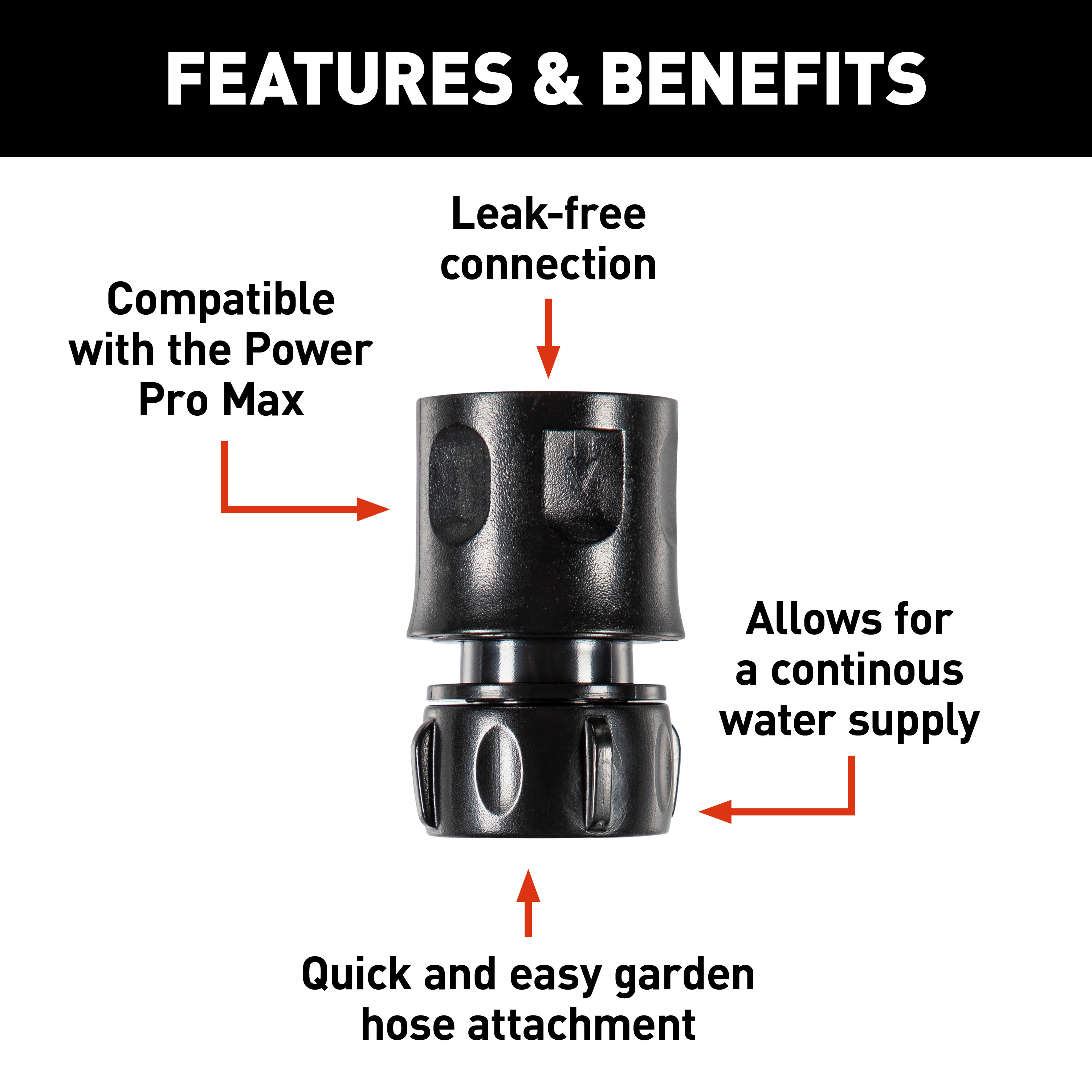 Power Pro Max Hose Adapter thumbnail 1