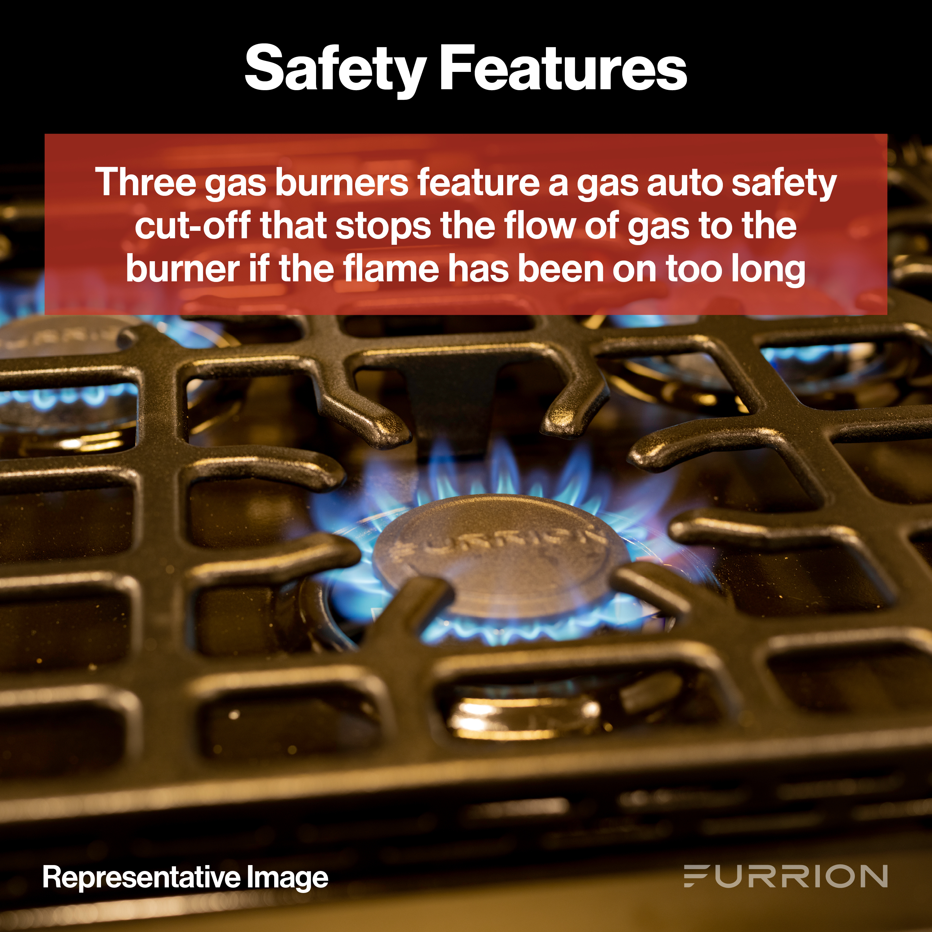 Furrion 2-in-1 RV Gas Range Oven - 21" Stainless Steel #FGR21G3A1-SG thumbnail 6