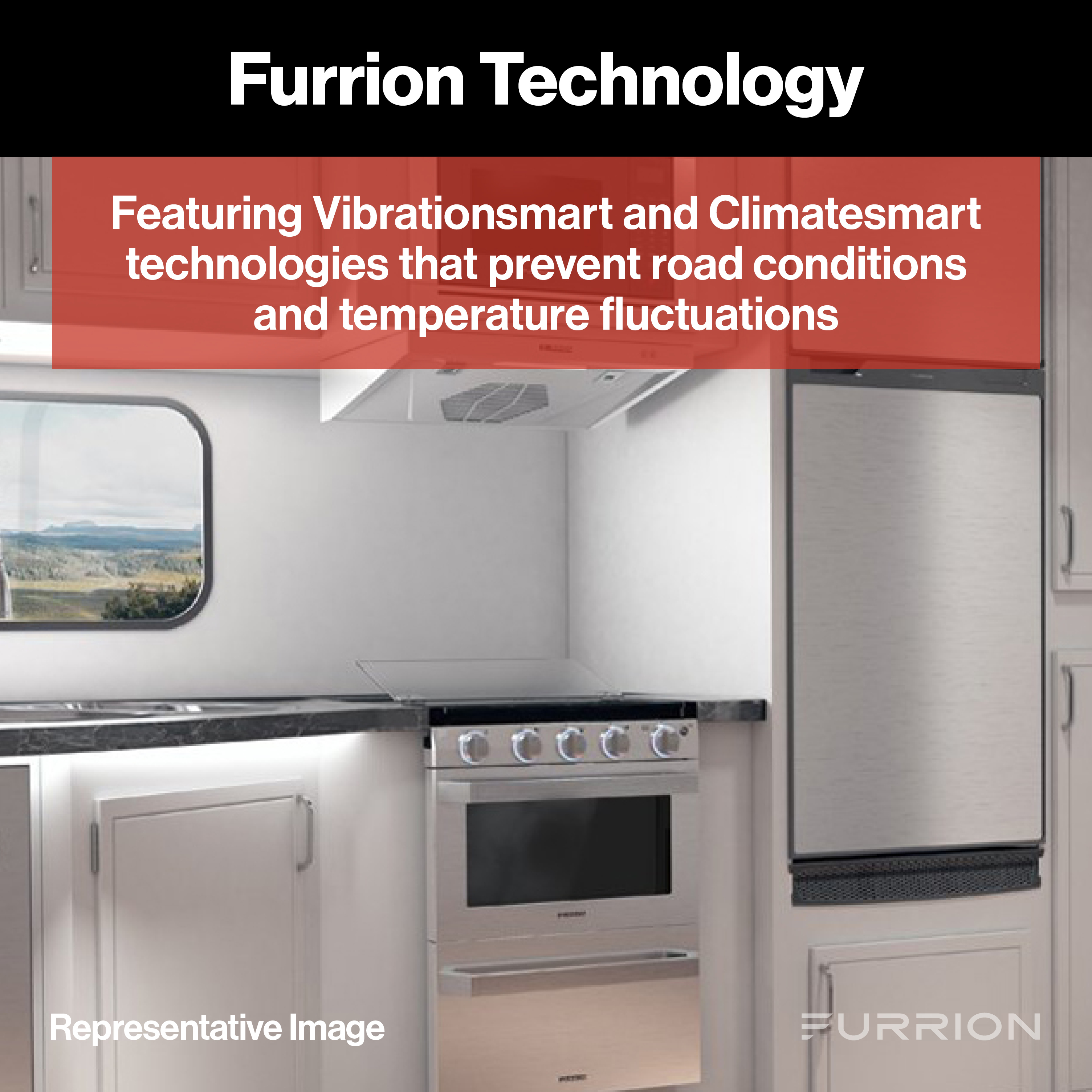 Furrion 2-in-1 RV Gas Range Oven - 21" Stainless Steel #FGR21G3A1-SG thumbnail 9