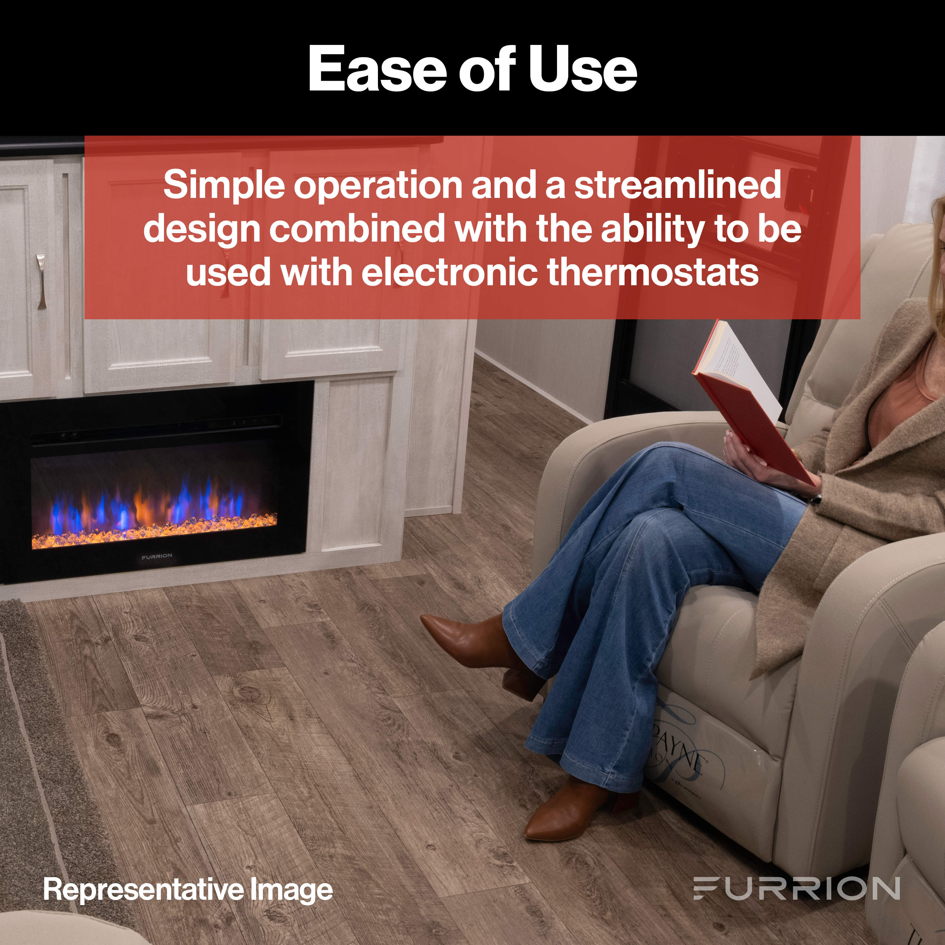 Furrion Chill RV AC Air Distribution Box with Manual Single-Zone Control - White #FACT11MA-PS thumbnail 5