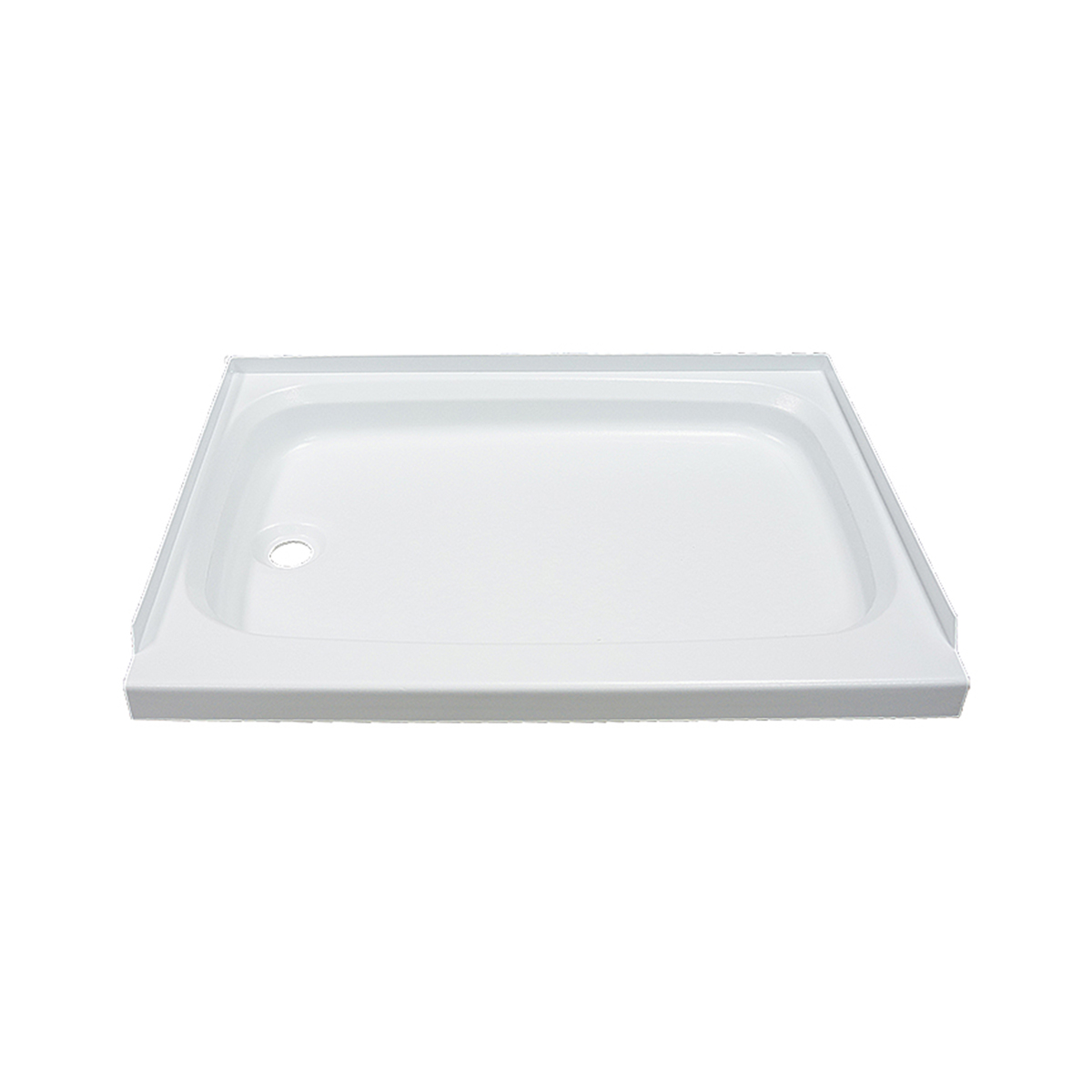 Shower Pan with Left Drain; 24" x 40" (White) thumbnail 0