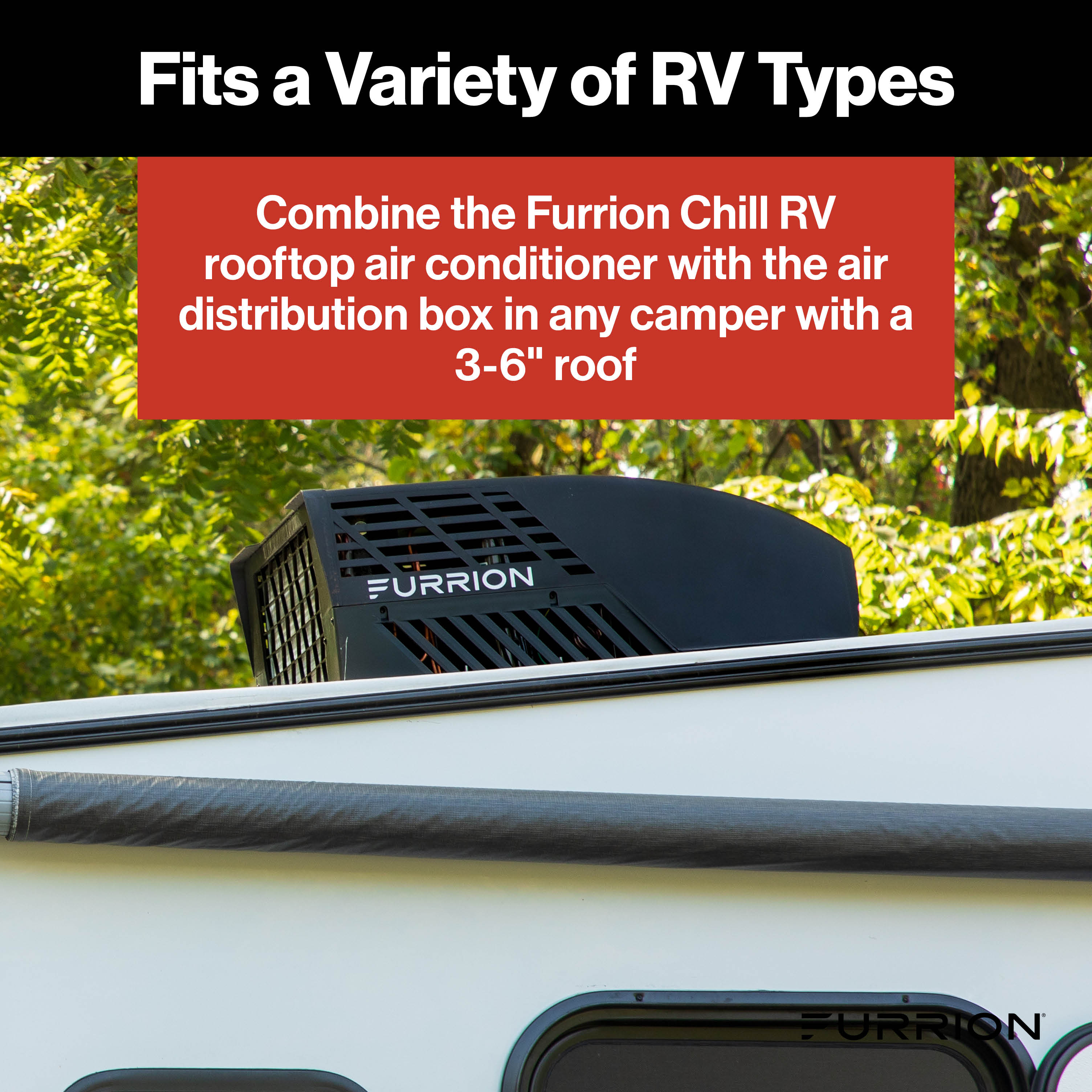 Furrion Chill RV AC Standard Air Distribution Box for Electronic Control/Thermostat (R32) #FACT12CA2-PS-AM thumbnail 5