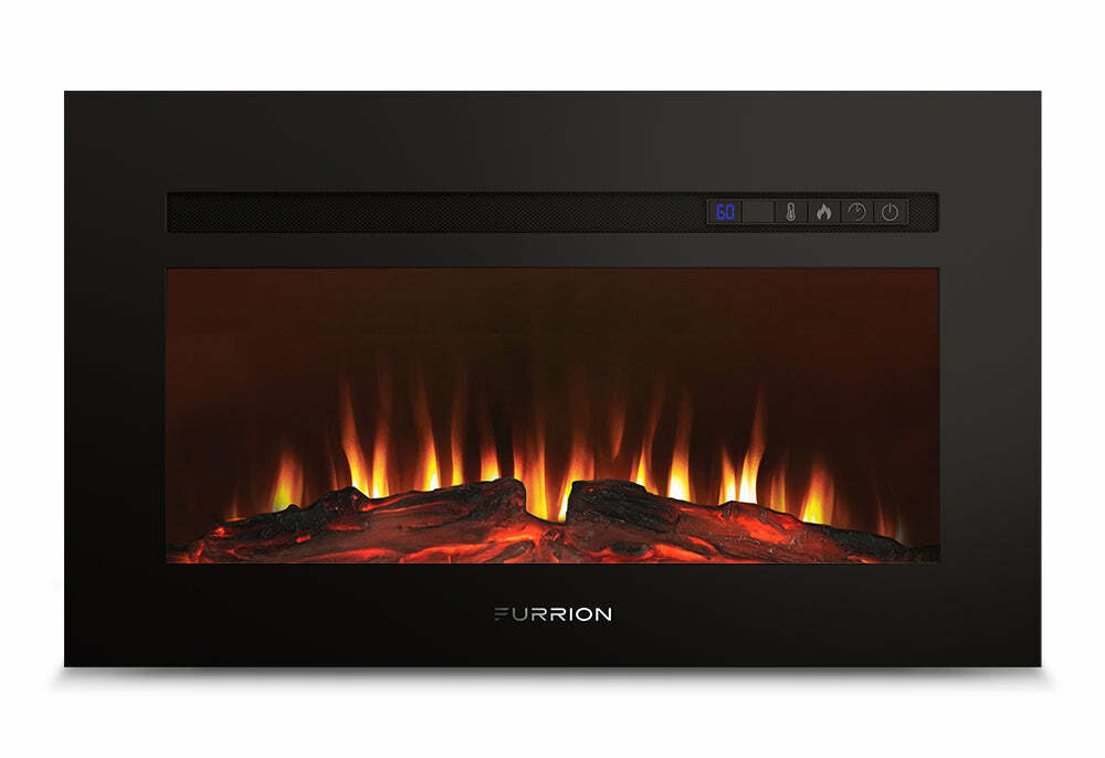 Furrion Built-In Electric RV Fireplace - Wood Platform, 30" #FF30SW15A-BL thumbnail 0