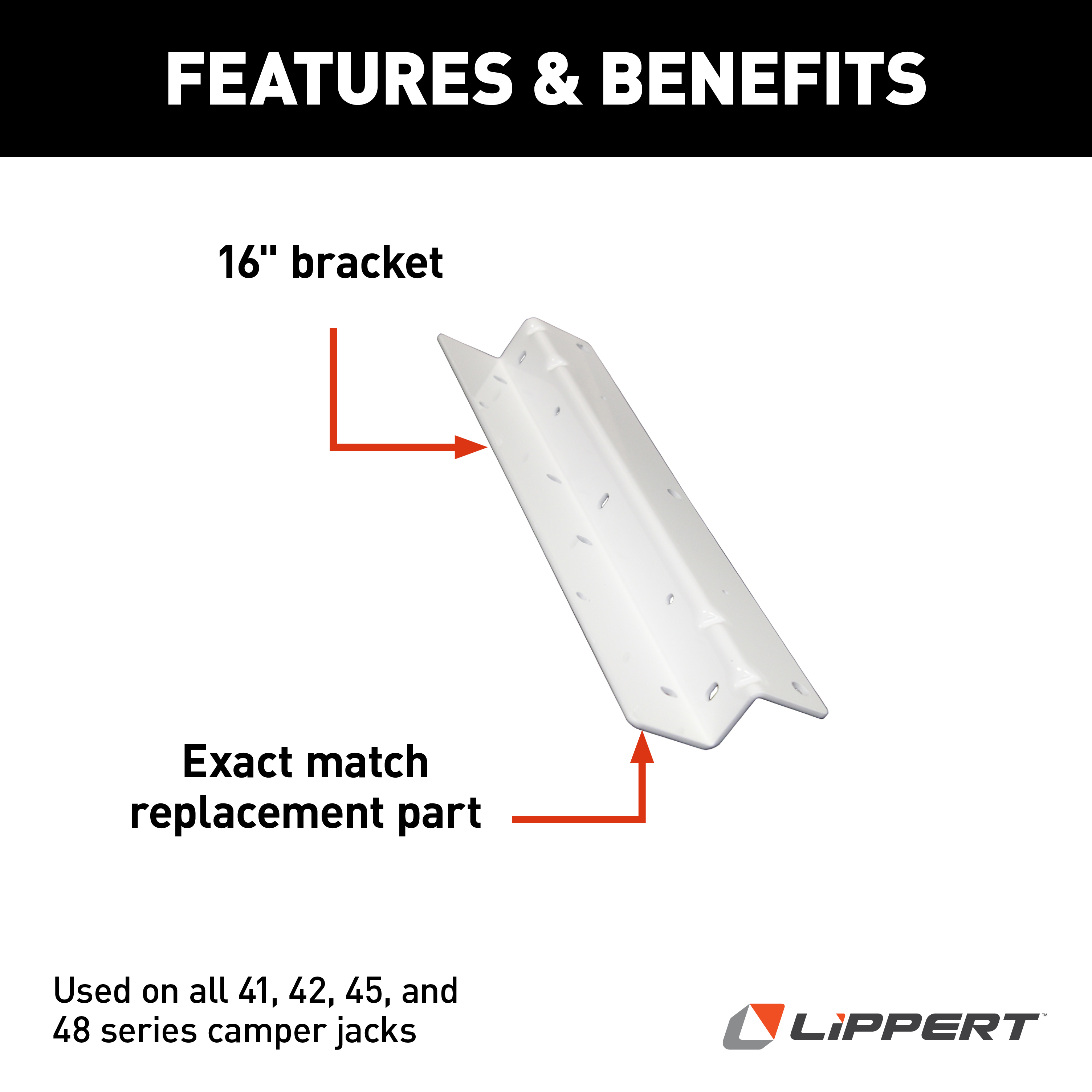 HappiJac 16" Z-Mounting Bracket #518016 thumbnail 1