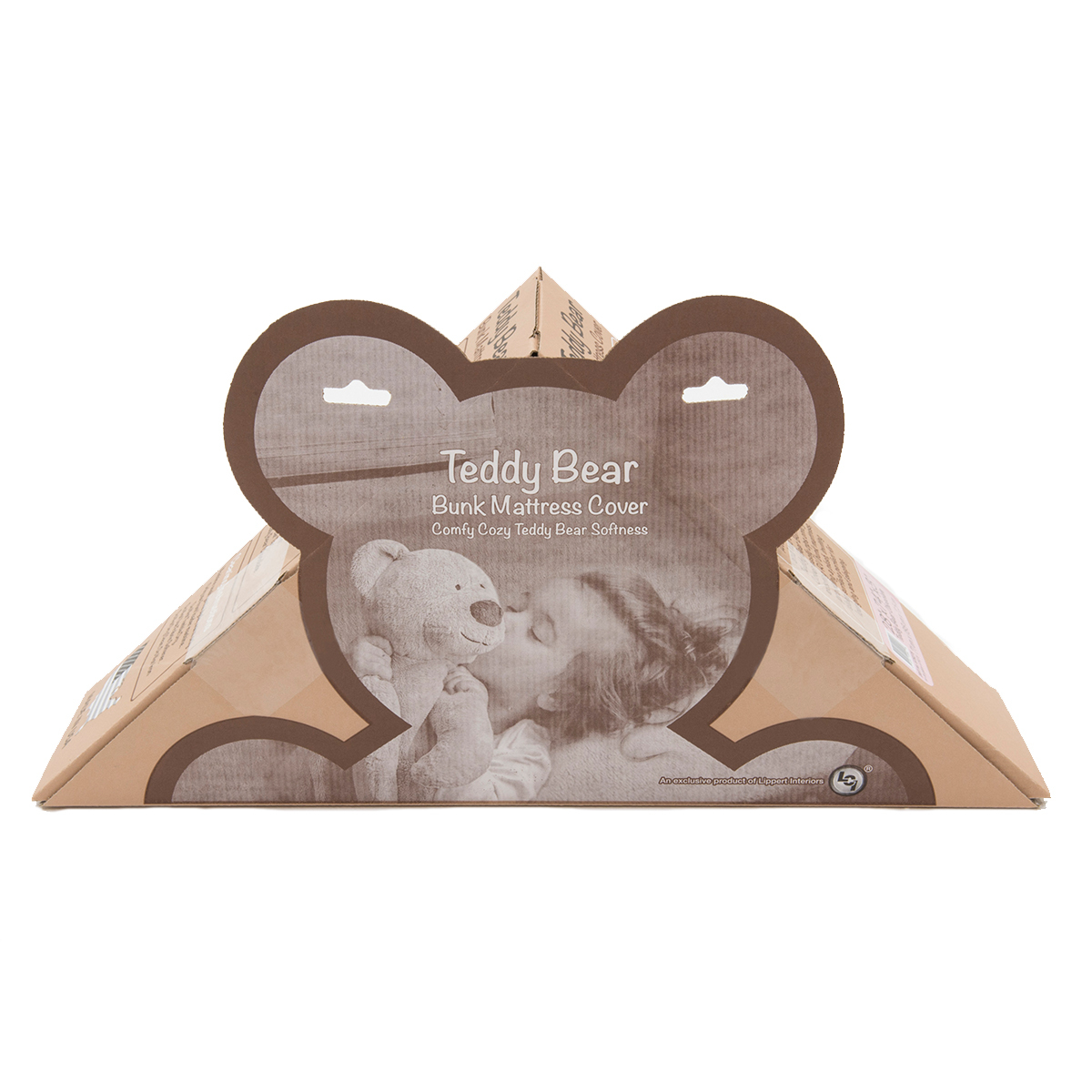 Teddy Bear Bunk Mat Cover - 32" x 74" x 4" (Tan) thumbnail 1