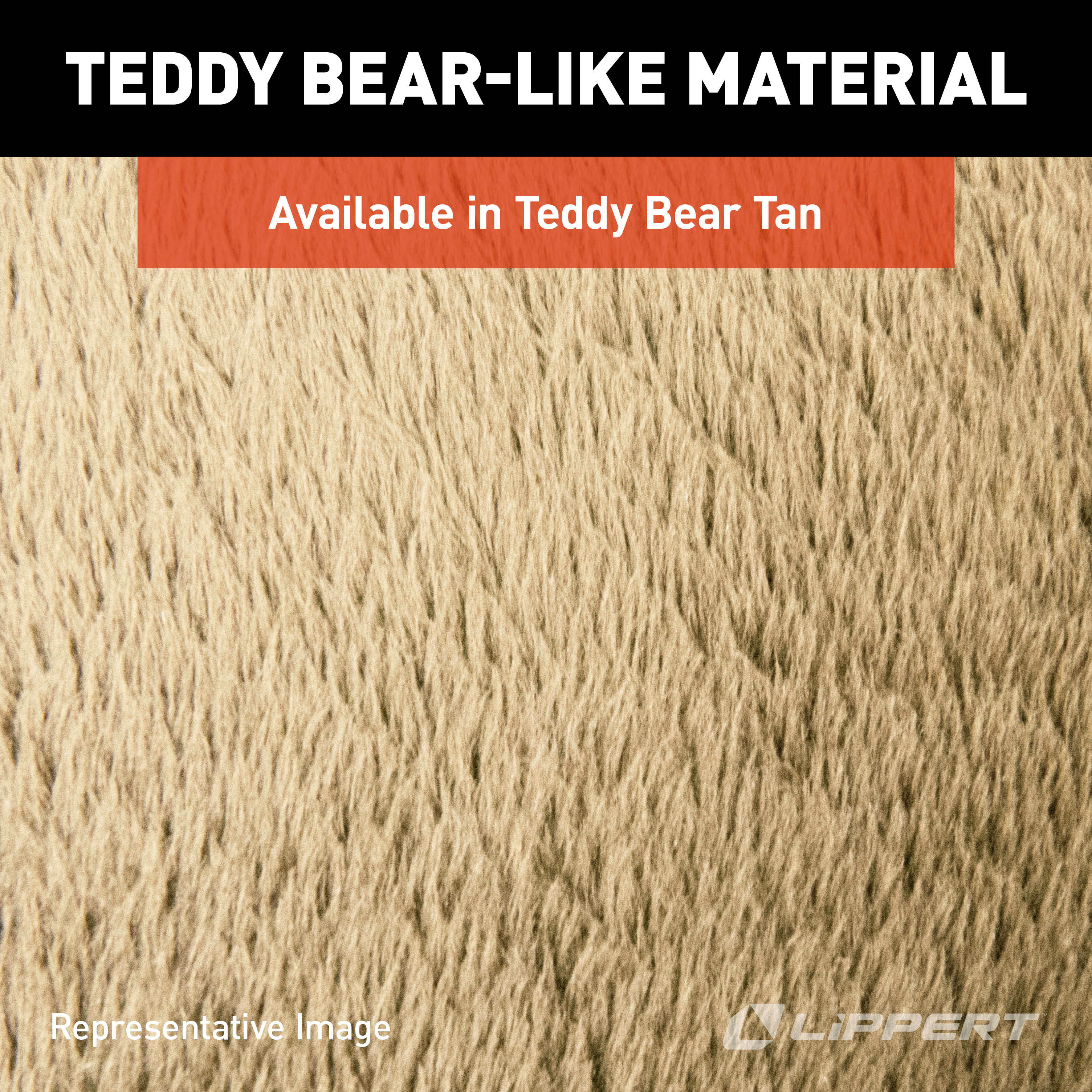 Teddy Bear Bunk Mat Cover - 32" x 74" x 4" (Tan) thumbnail 5