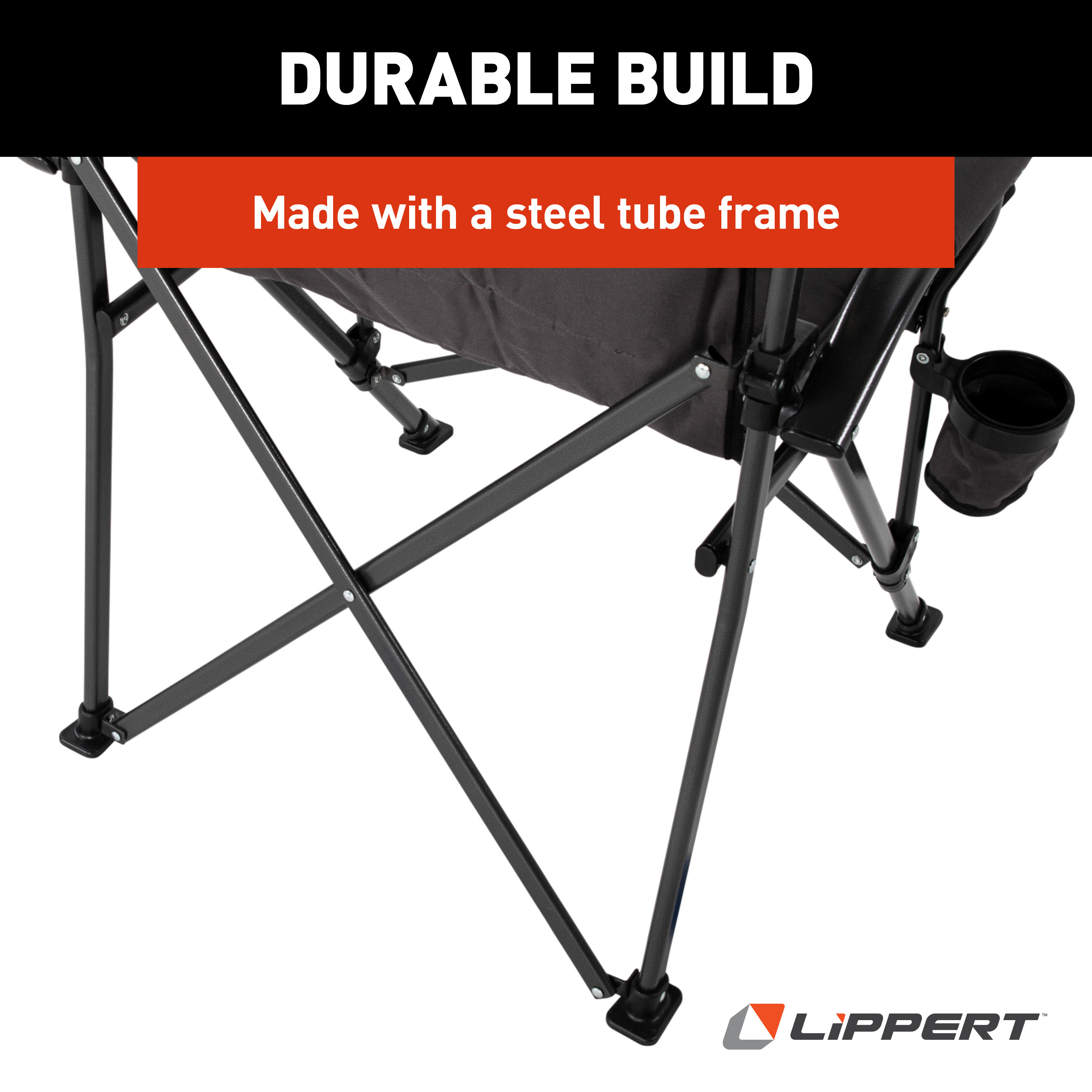 Scout Outdoor Folding Chair - Dark Grey thumbnail 6