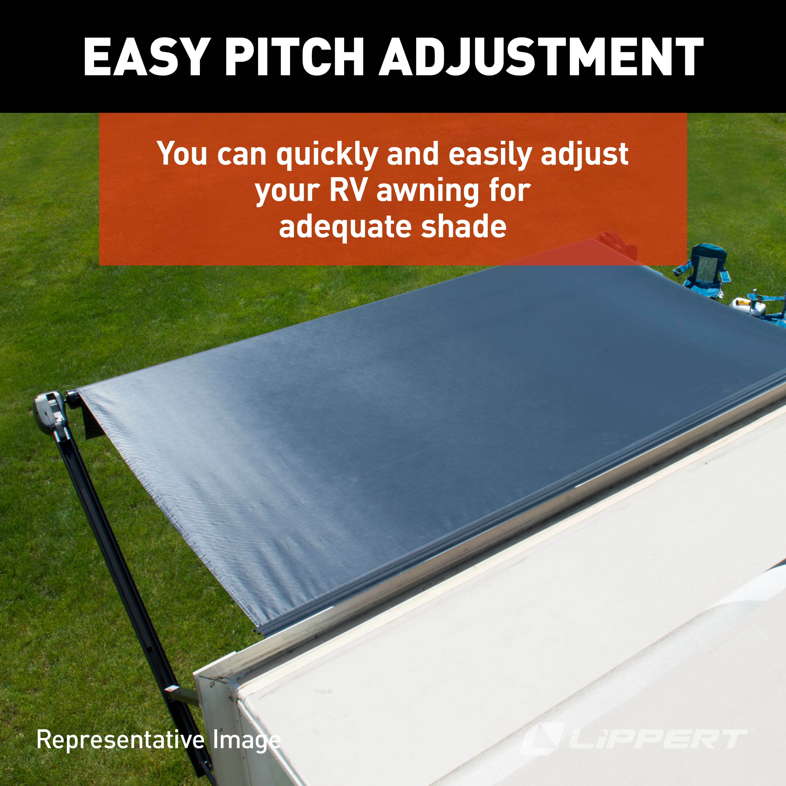 Solera 3000 Series Universal RV Awning Arms & Hardware Kit - Standard, White #434724 thumbnail 2