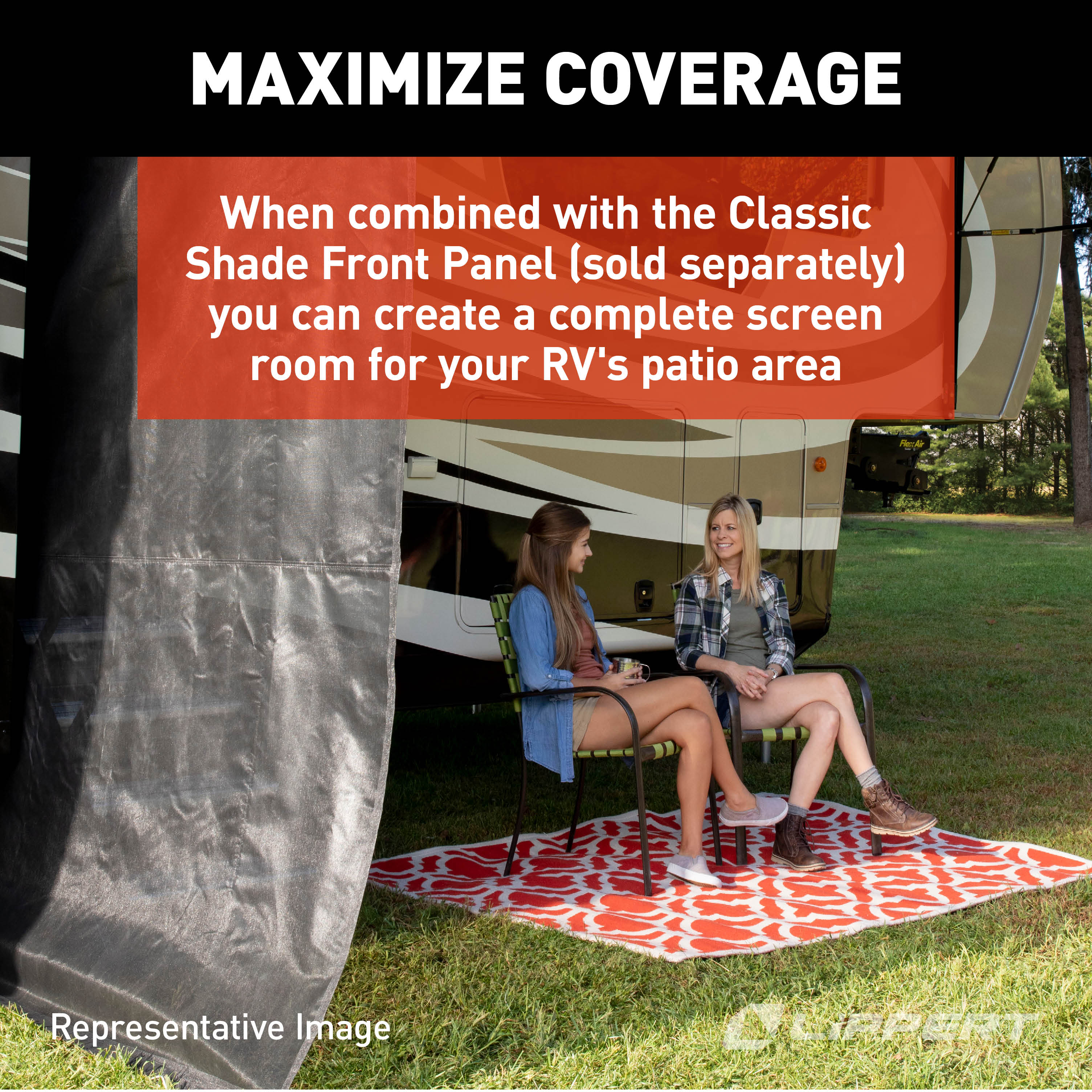Solera Super Shade RV Awning Front Panel - 6' x 10' #3797820610 thumbnail 5