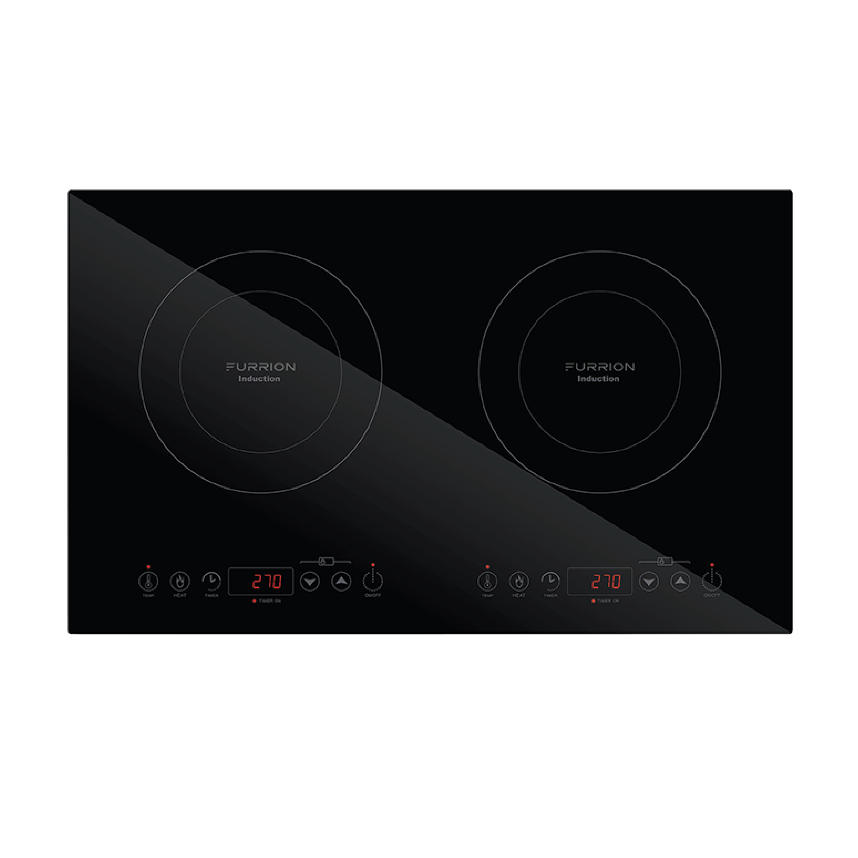 Furrion 2-Burner RV Induction Cooktop - 21" Black Glass #FIH21G2A-BG thumbnail 0