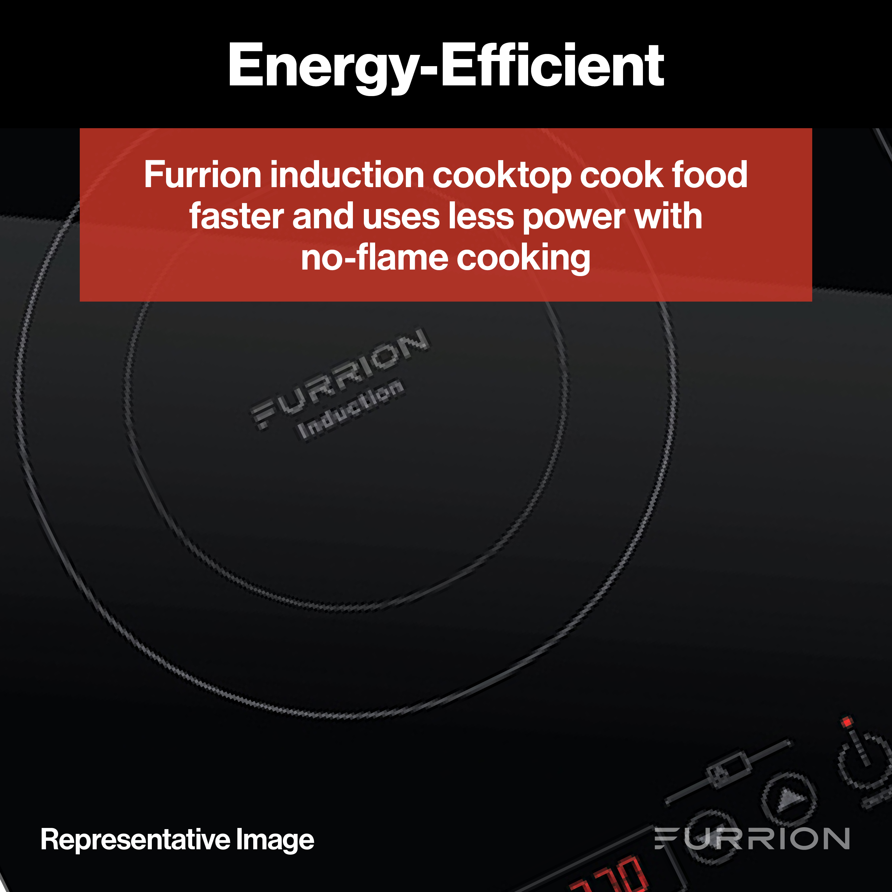 Furrion 2-Burner RV Induction Cooktop - 21" Black Glass #FIH21G2A-BG thumbnail 2