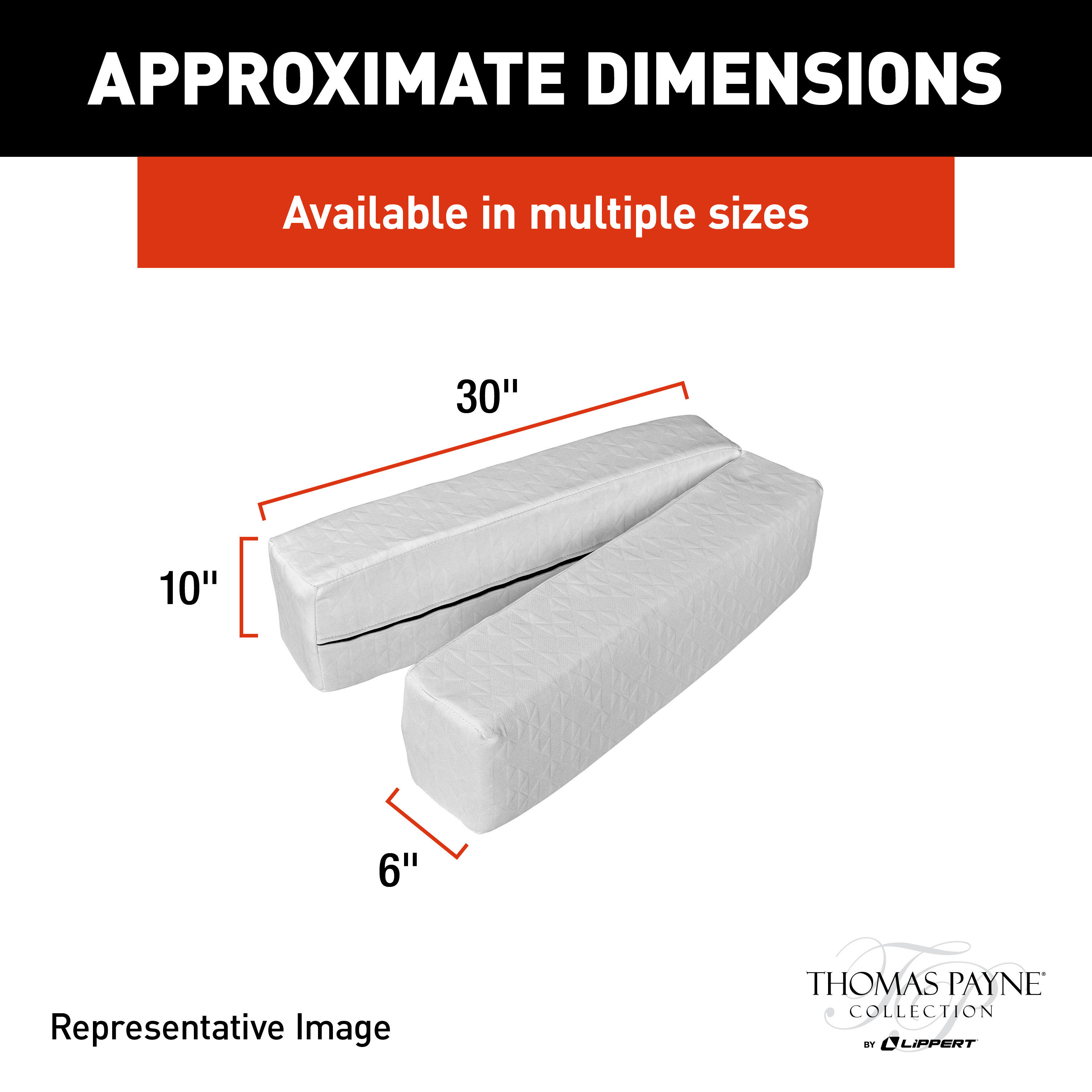 Thomas Payne Short Queen RV Bed Extender - 30" x 6" x 10" #2022323582 thumbnail 1