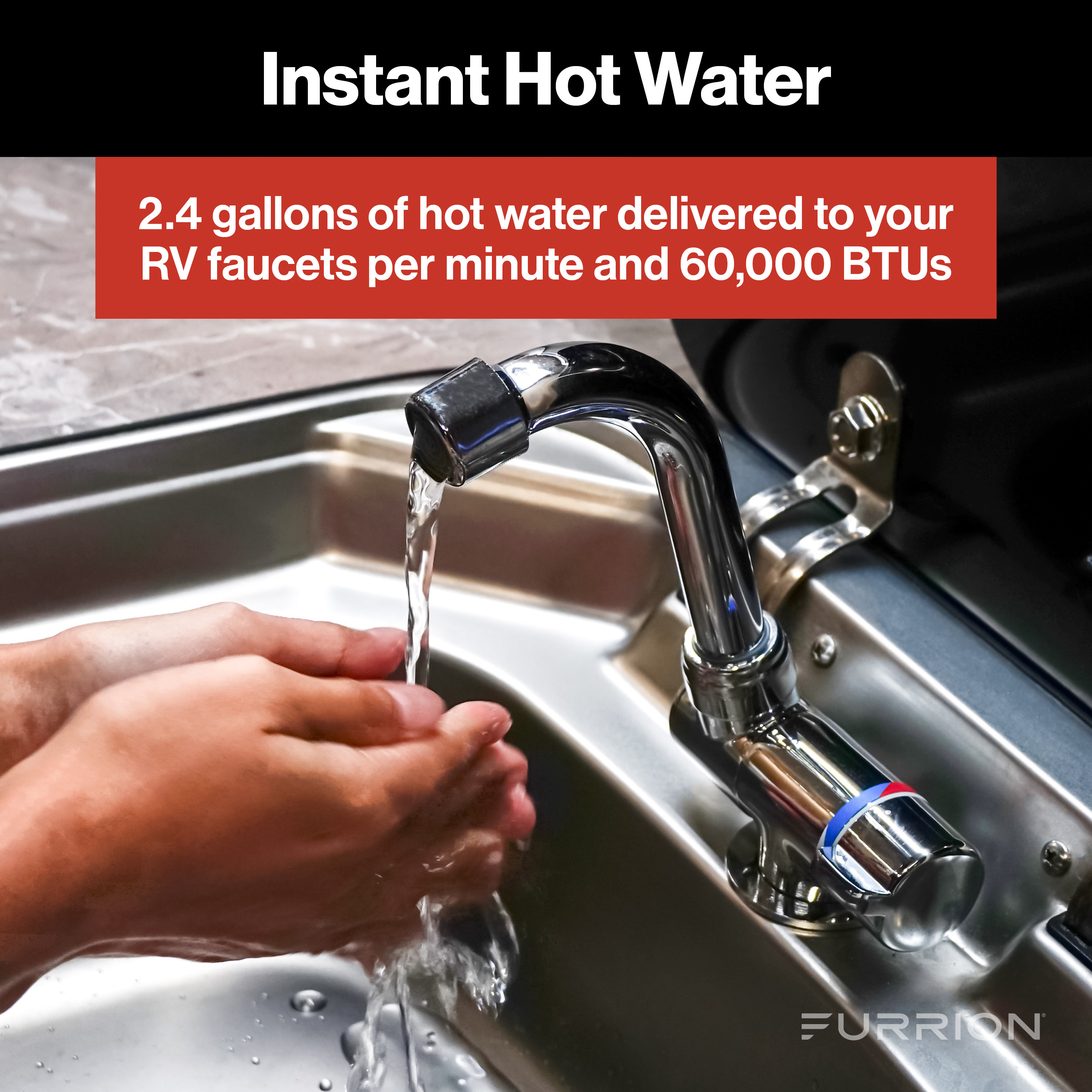 Furrion Tankless Gas Water Heater with Antifreeze Protection - 2.4GPM, White #FWH09AFA-AM thumbnail 3