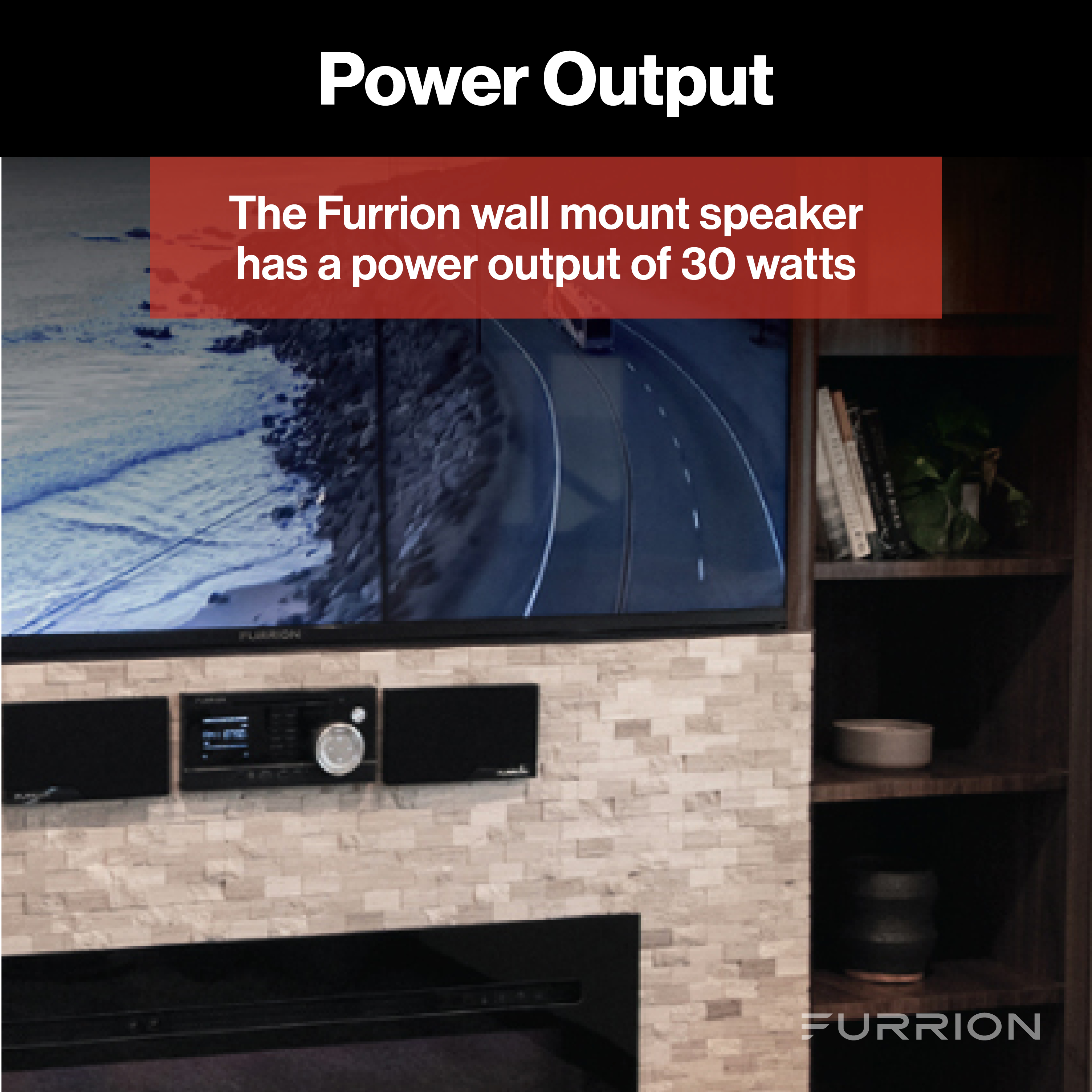 Furrion Wall Mount Speaker -- 6.5", White #FS65W thumbnail 3