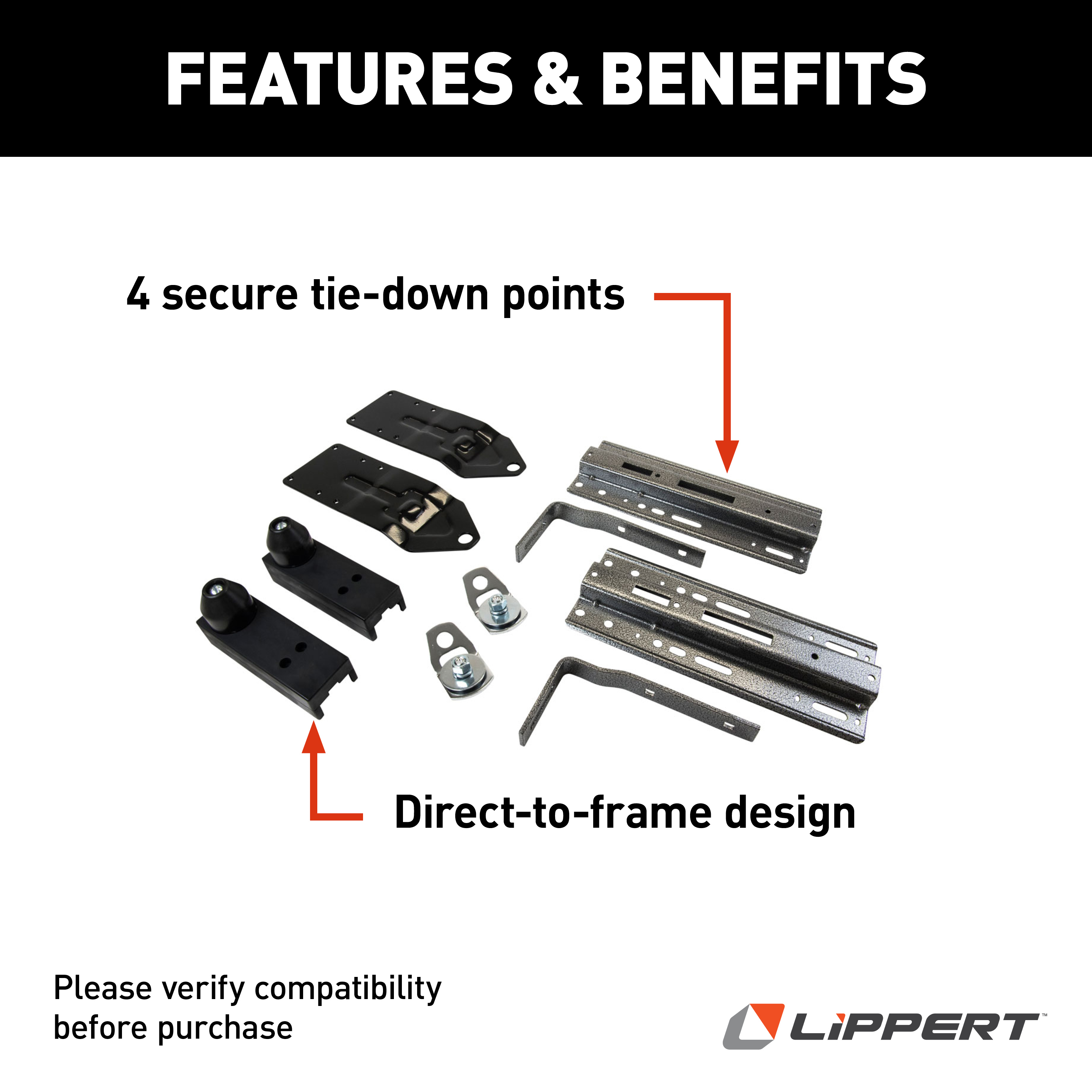 HappiJac Frame Mount Tie Down System - Dodge Ram #FT-DR10 thumbnail 1