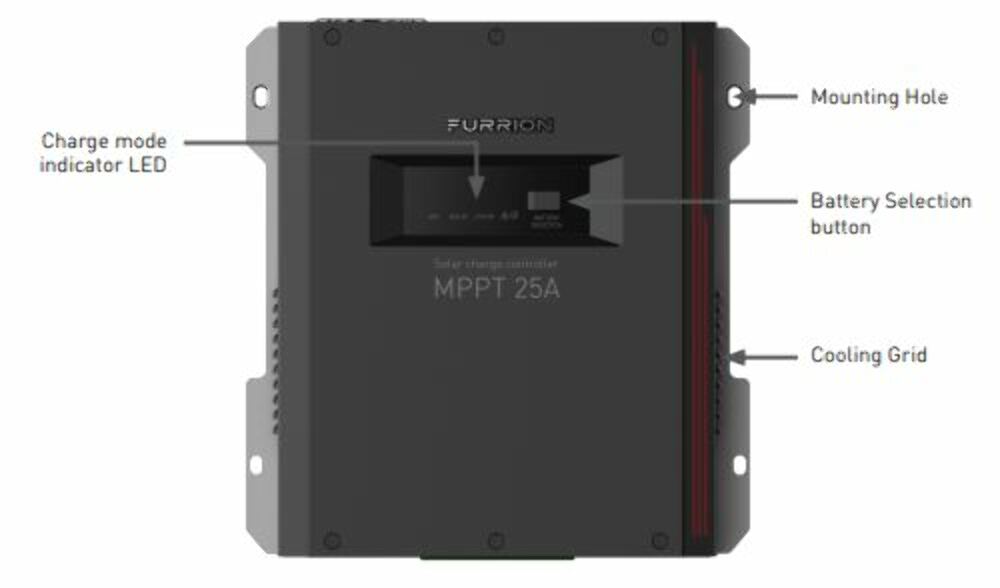 Furrion 25A Wall-Mount MPPT RV Solar Charge Controller #FSCC30PSW-BL thumbnail 1