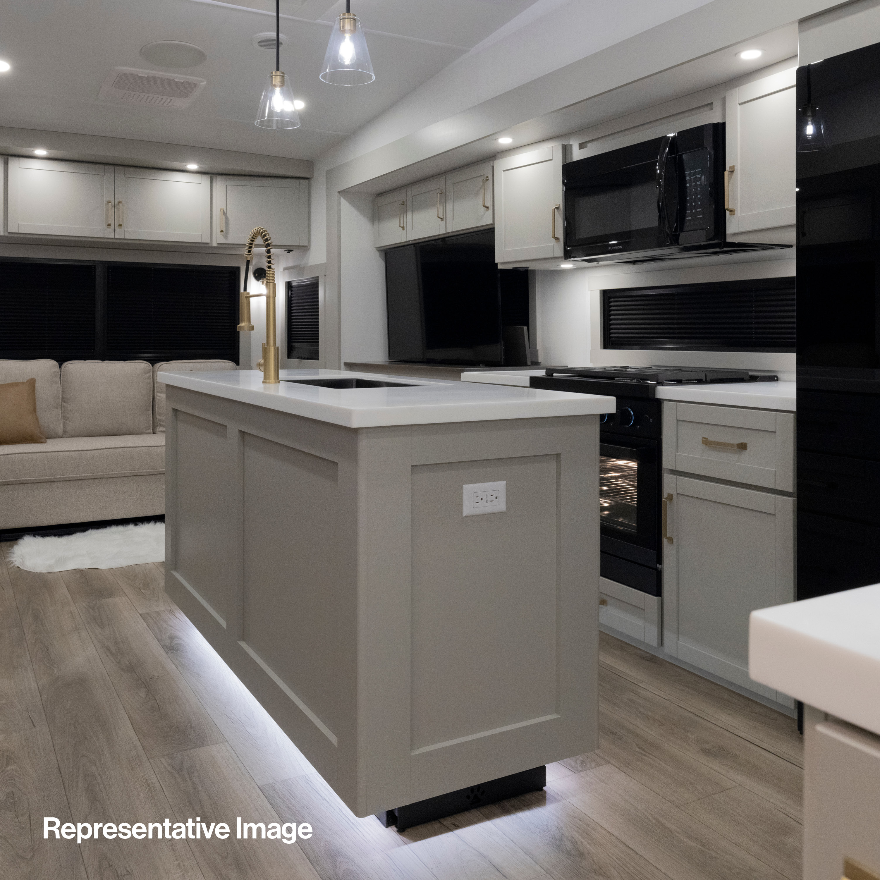 Furrion Over-The-Range Convection RV Microwave Oven - 1.5 cu. ft., Stainless Steel #FMCM15A-SS thumbnail 7